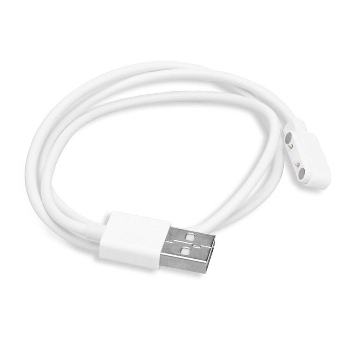 Usb 2 Pin Pogo Kablo Akıllı Saat Manyetik Sabitleyici Şarj Kablosu GT88 GT68 KW08 KW18 KW88 KW98 K99