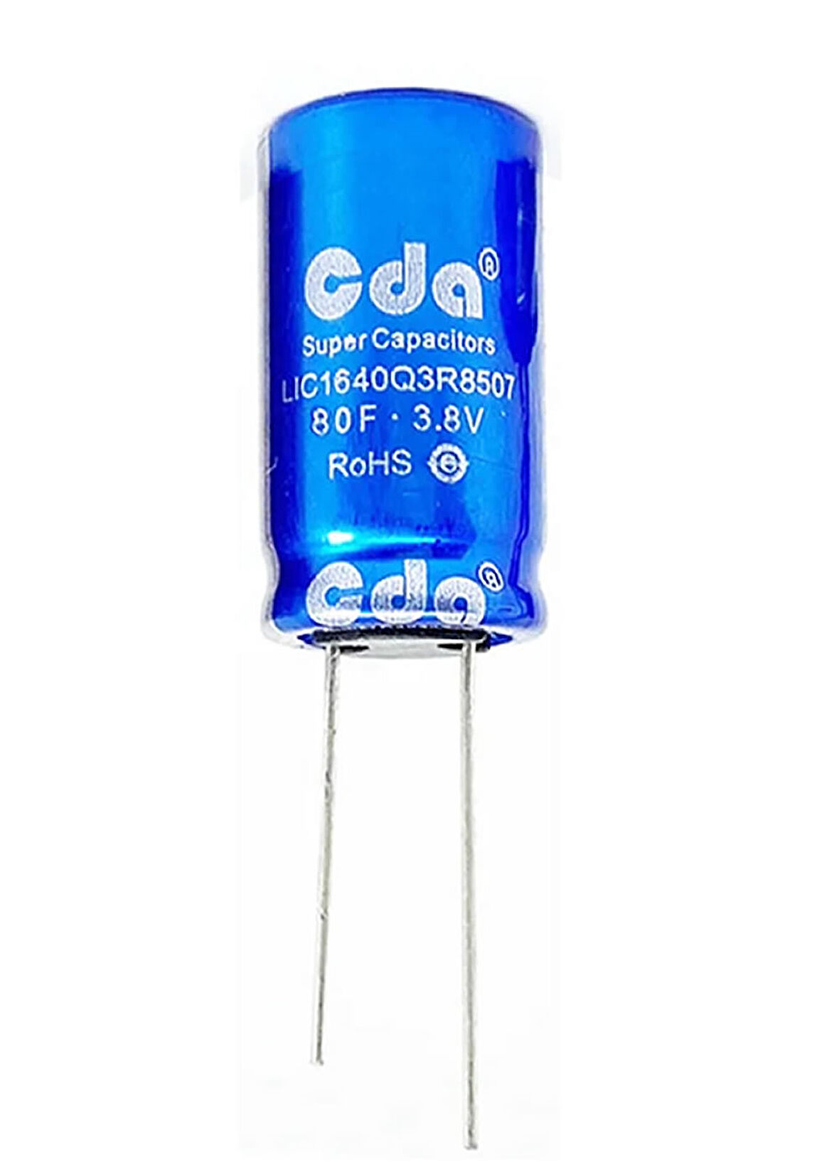 80F 3.8V 3A Süpercap 10x20mm DIP Süper Kapasitör Enerji Depolama Güneş Rüzgar Akü Batarya Güç Kayna