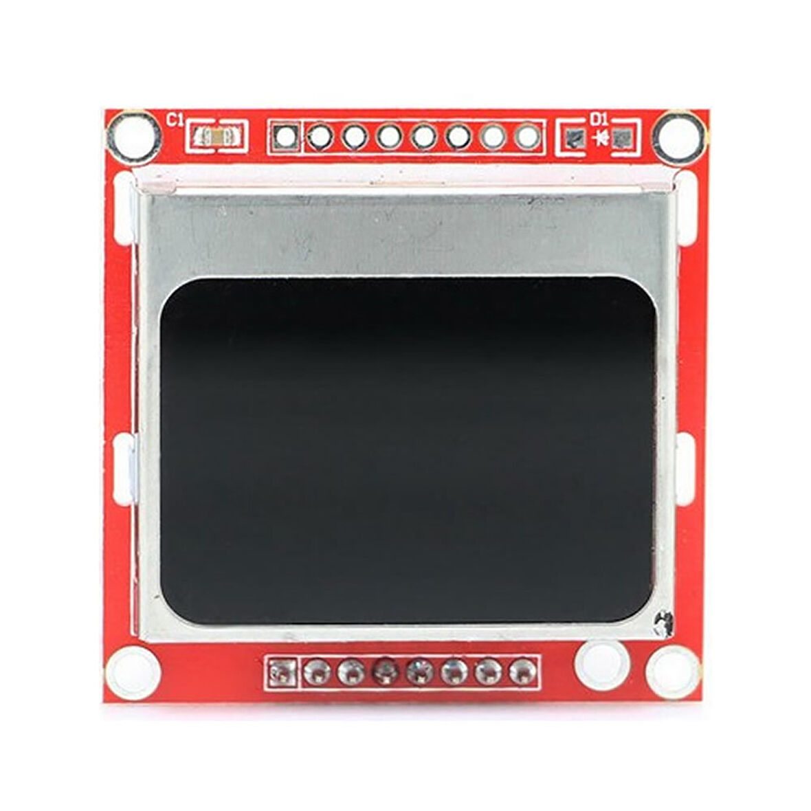 5110 84x48 Lcd Modül 84 x 48 Piksel Grafik Lcd Display Ekran 5V Beyaz Arka ışık Gösterge Menü Resim