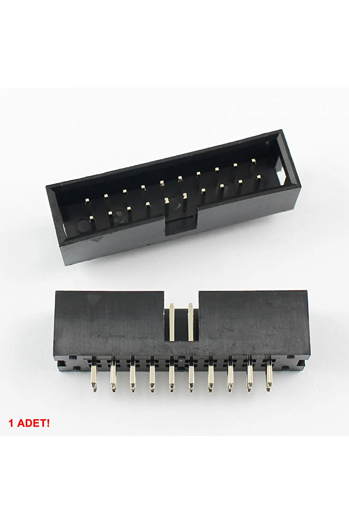 2x10 Pin Erkek Box Header Çift Sıra 180 Derece 2.54mm PCB Montaj Konnektör IDC Soket Breadboard Pcb
