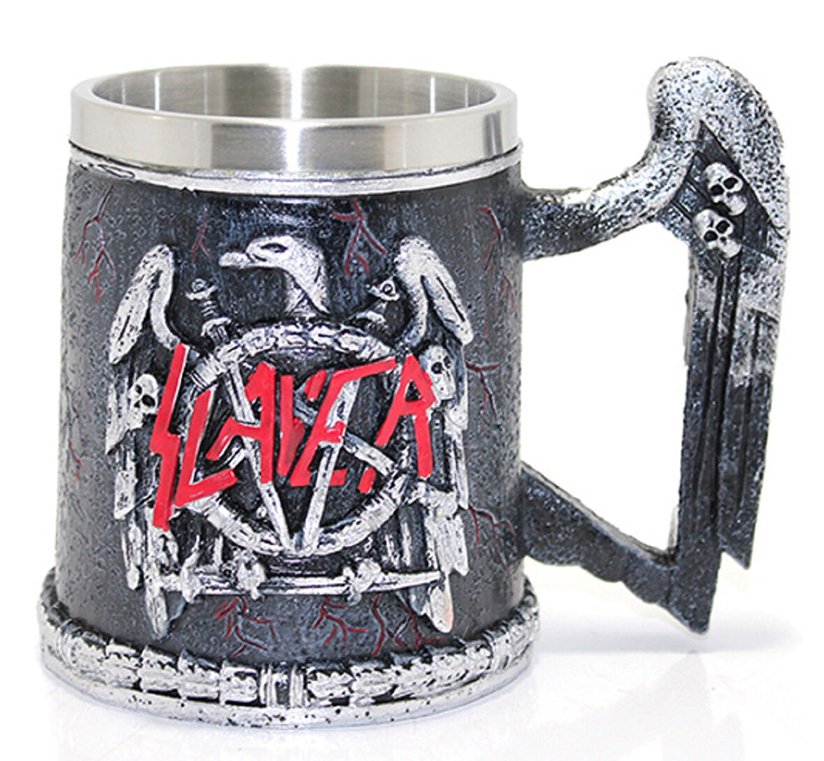 Slayer Figürlü Kabartmalı Kupa Bardak