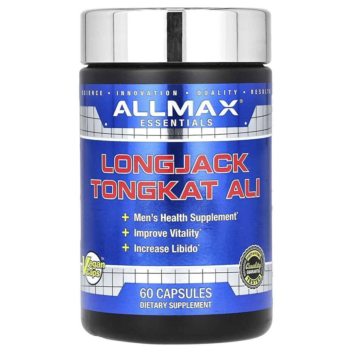 ALLMAX, Essentials, Longjack Tongkat Ali, 60 Kapsül