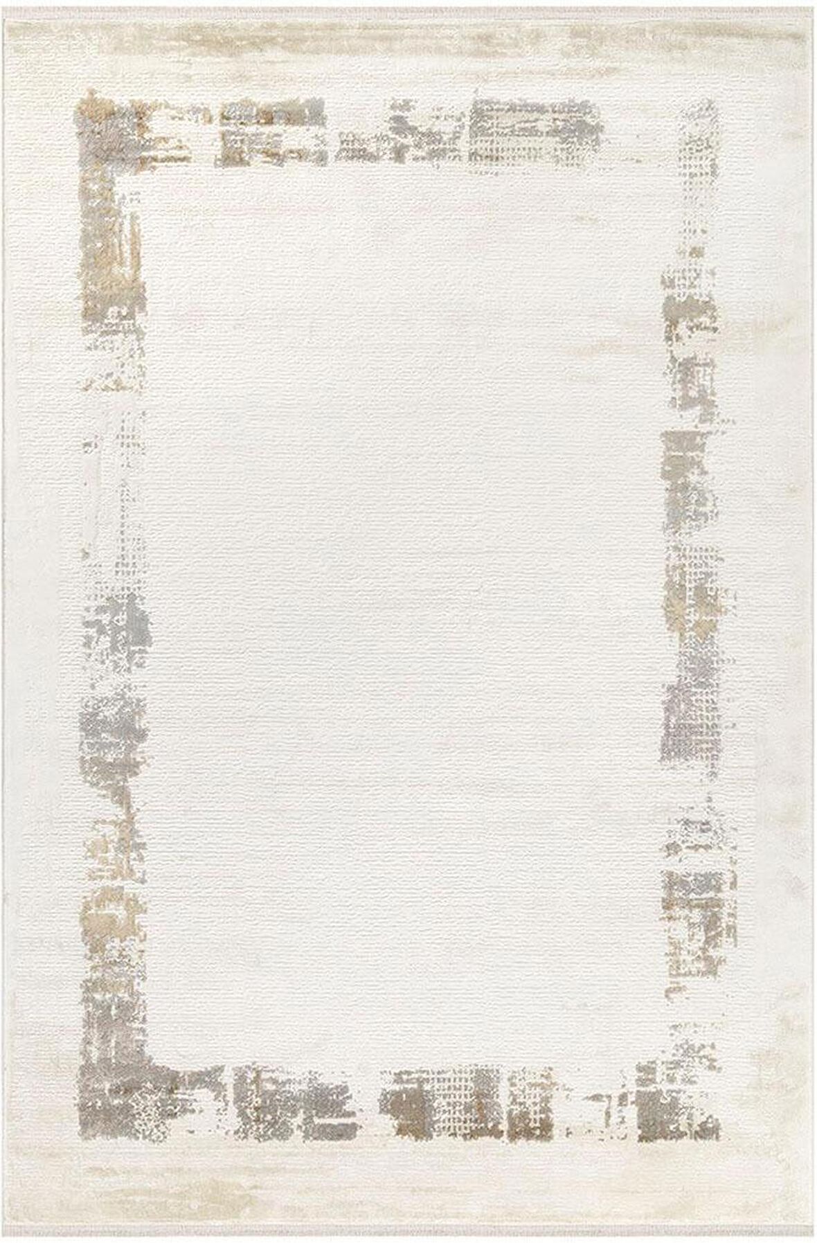 İpek Mekik Halı Allures Vizon Gri Modern Eskitme Halı