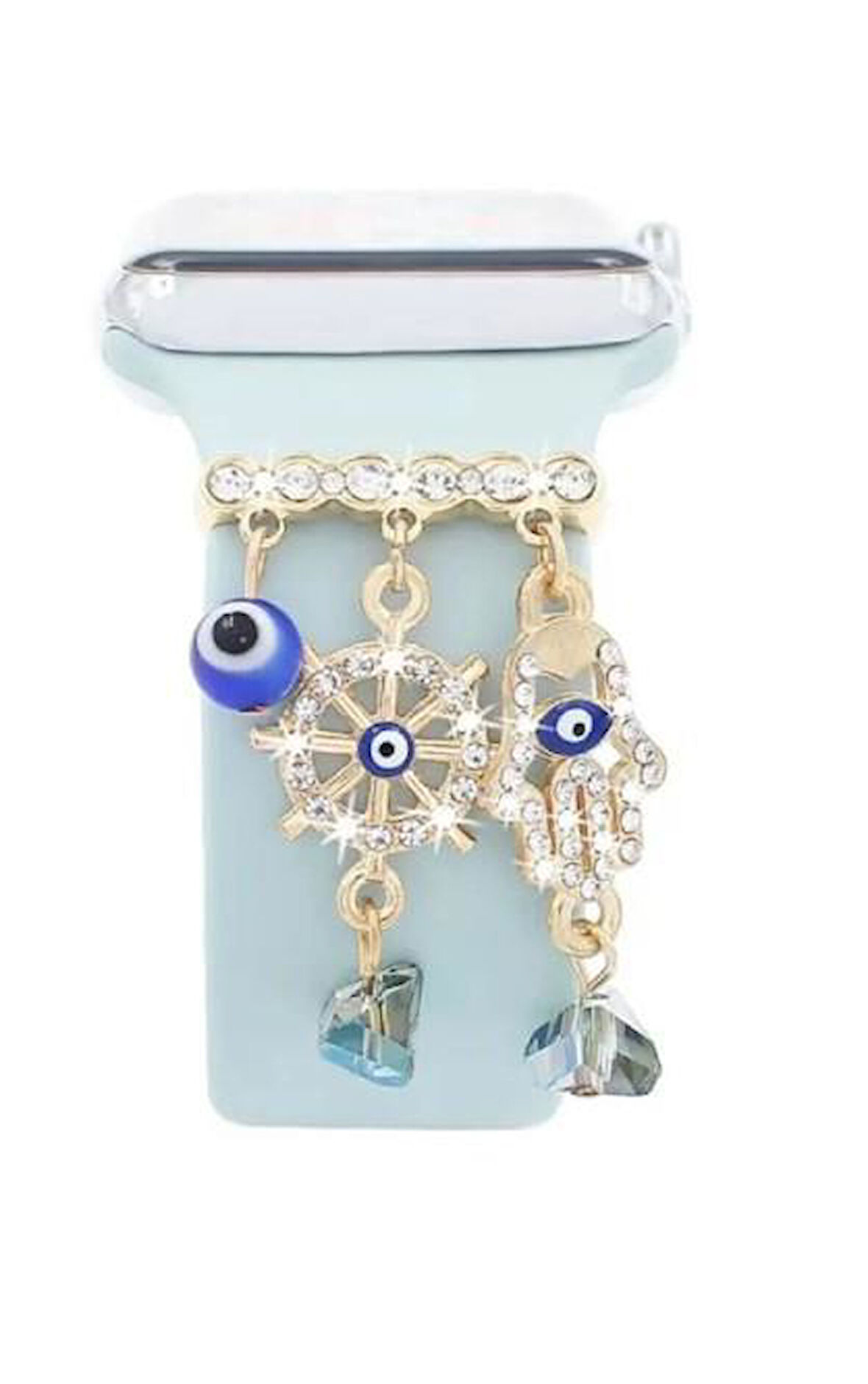 Love Watch Band Charm - Uyumlu  Akıllı Saat Kordon Süsü
