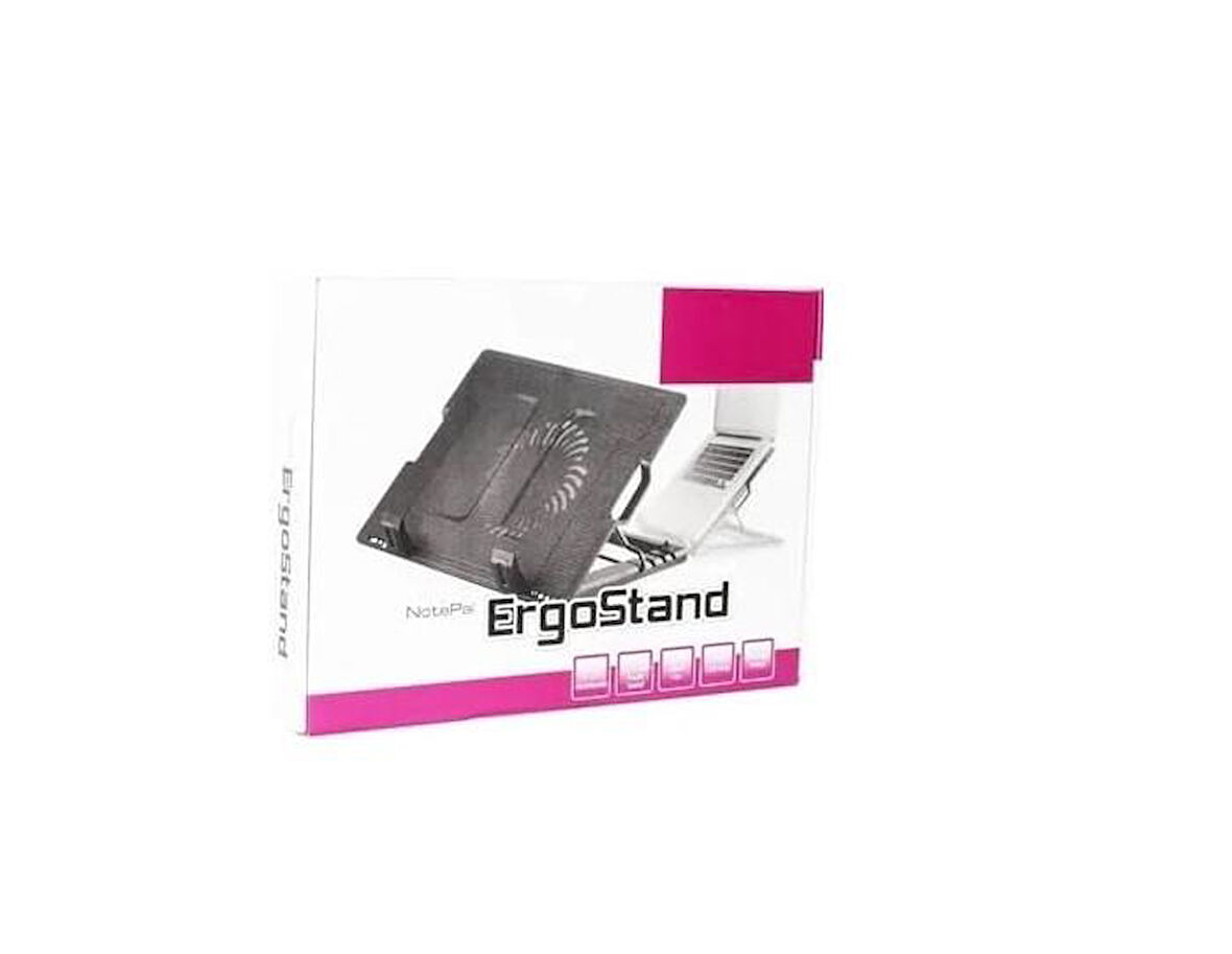  Işıklı Fanlı Standlı 17 Inç 5 Kademeli Notebook Soğutucu Stand