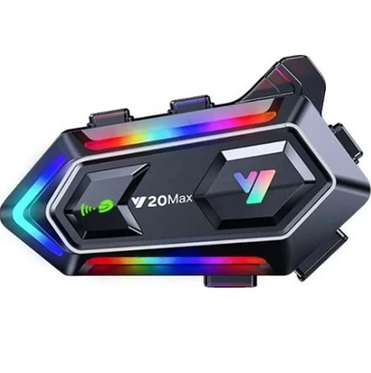 V20 Max Wireless Intercom Akıllı Motosiklet Kask Kulaklığı (300 Metreye Kadar Etkili)