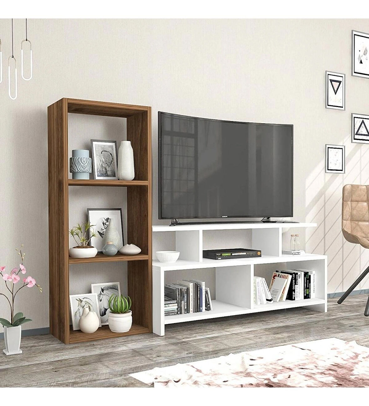 DEREN TV ÜNİTESİ CEVİZ