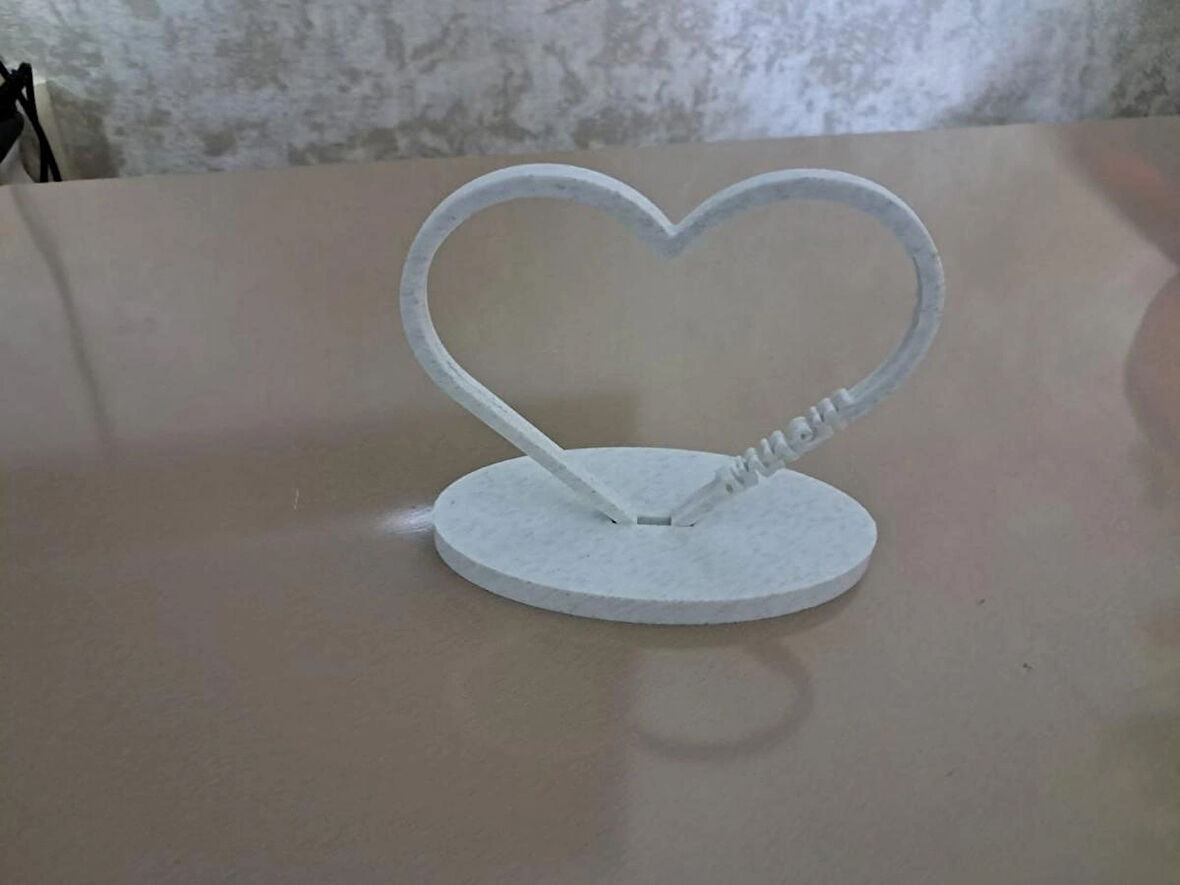 ALPAXA 3D KALP ŞEKLİNDE  ÖZEL FOTOĞRAF ÇERÇEVESİ