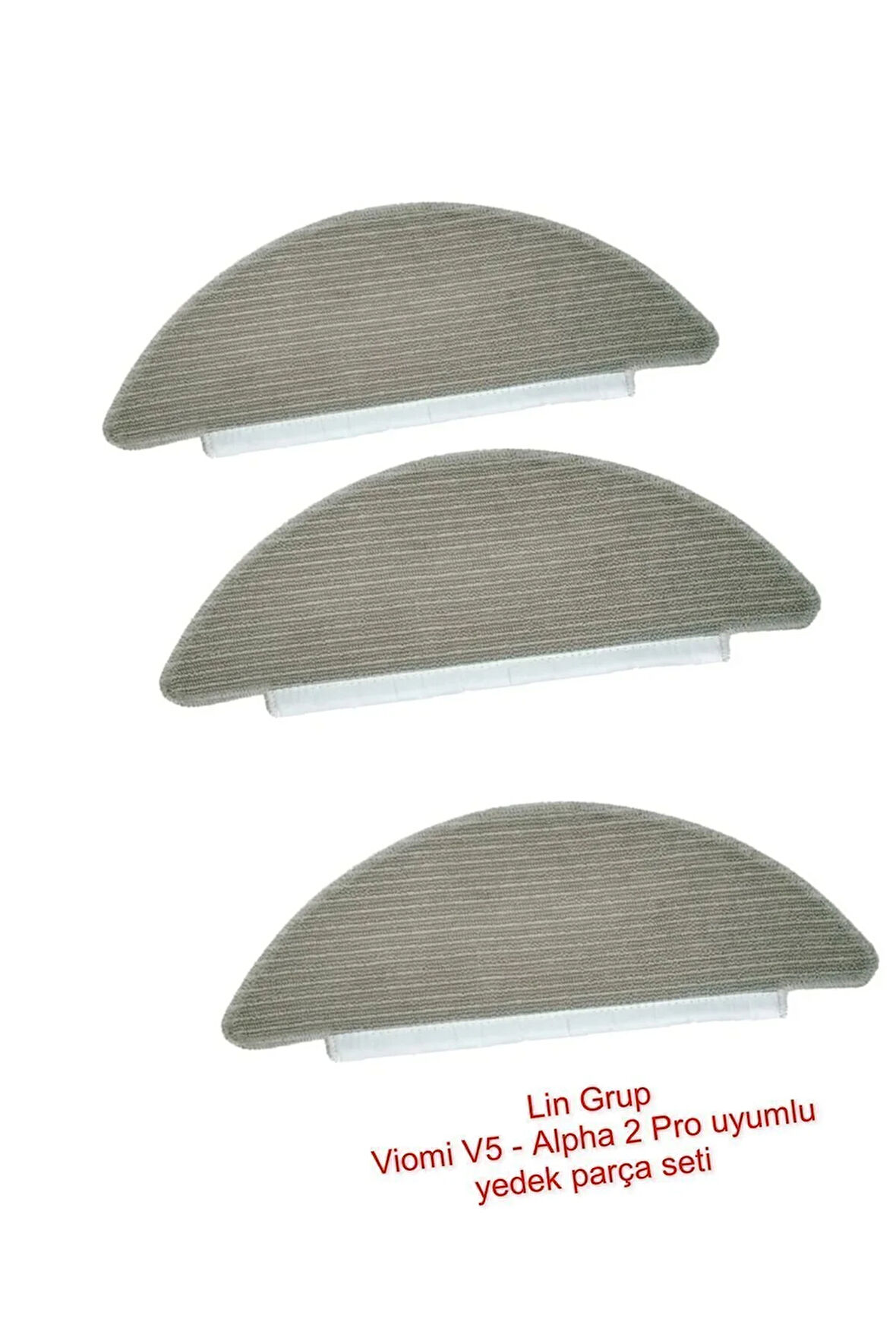 Viomi v5 Pro Alpha 2 Pro Uyumlu 3 Adet Mop Paspas