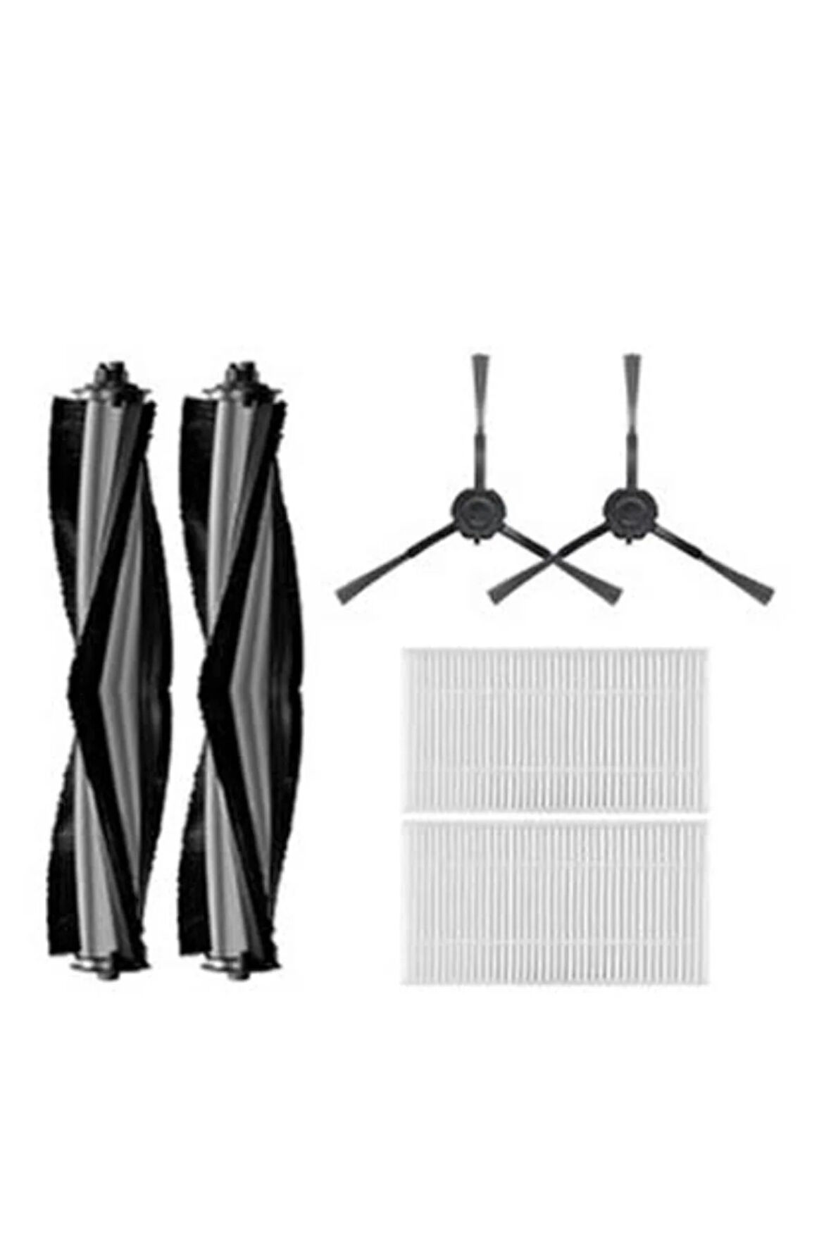 V-RVCLM40T VİOMİ ALPHA 2 PRO V5 Uyumlu yedek filtre fırça seti