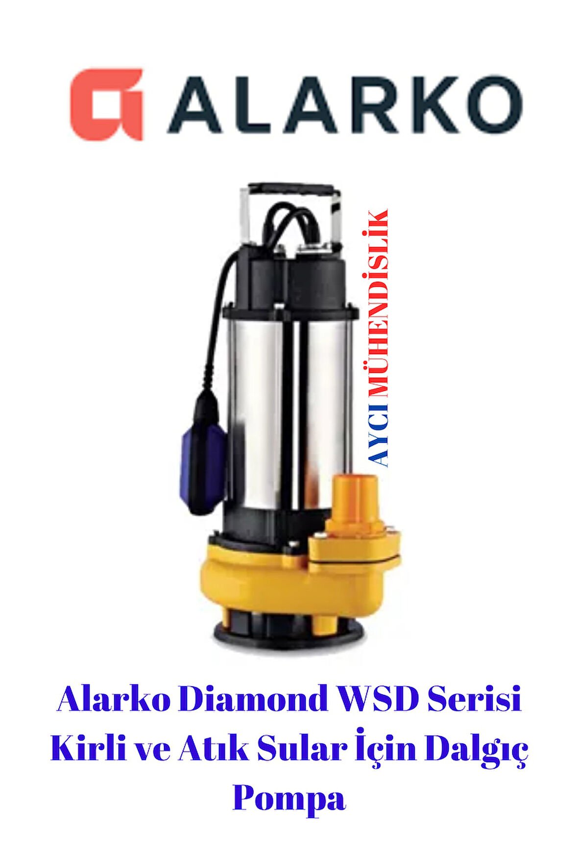 Wsd 55-17 Diamond Kirli Ve Atık Su Dalgıç Pompa