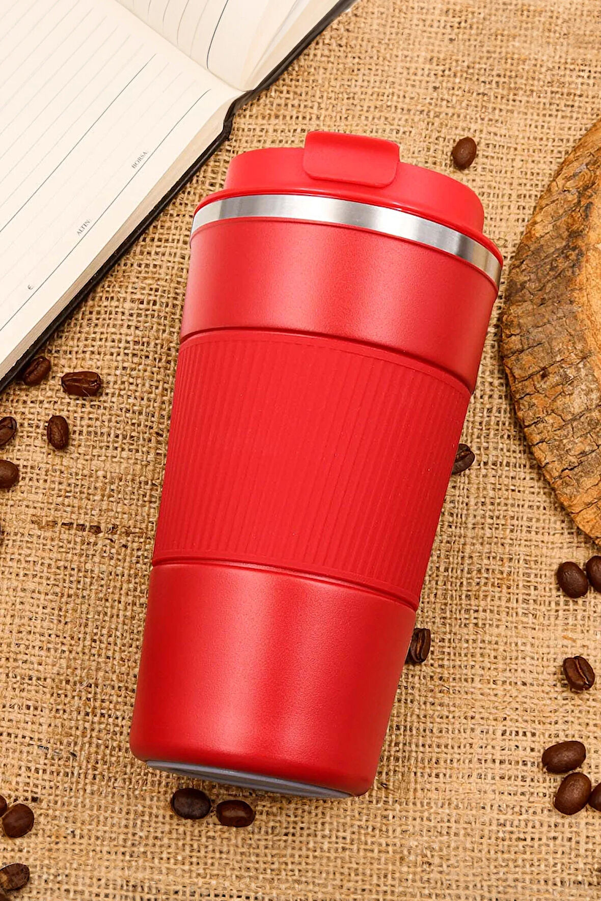 500 ml Kırmızı Çelik Termos