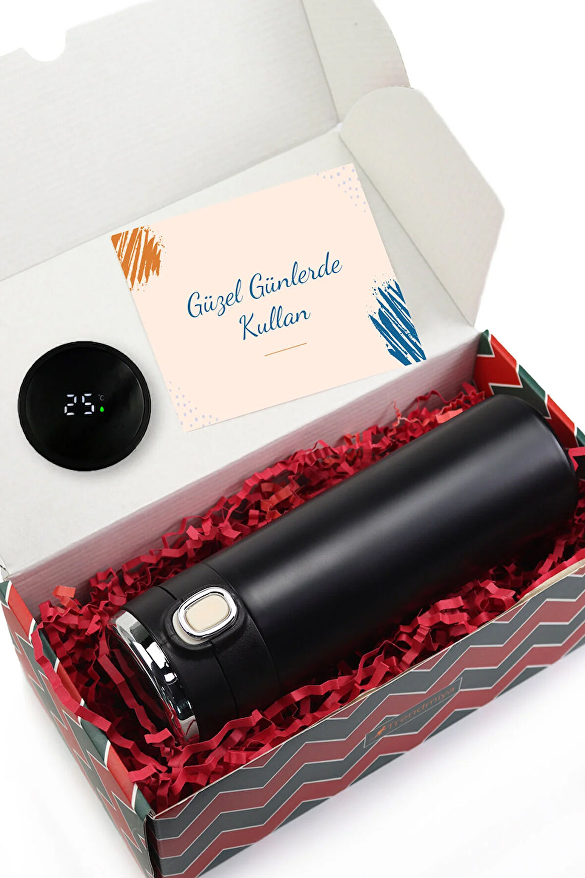 Özel Kutusunda 450 ML Kilitli Dereceli Termos
