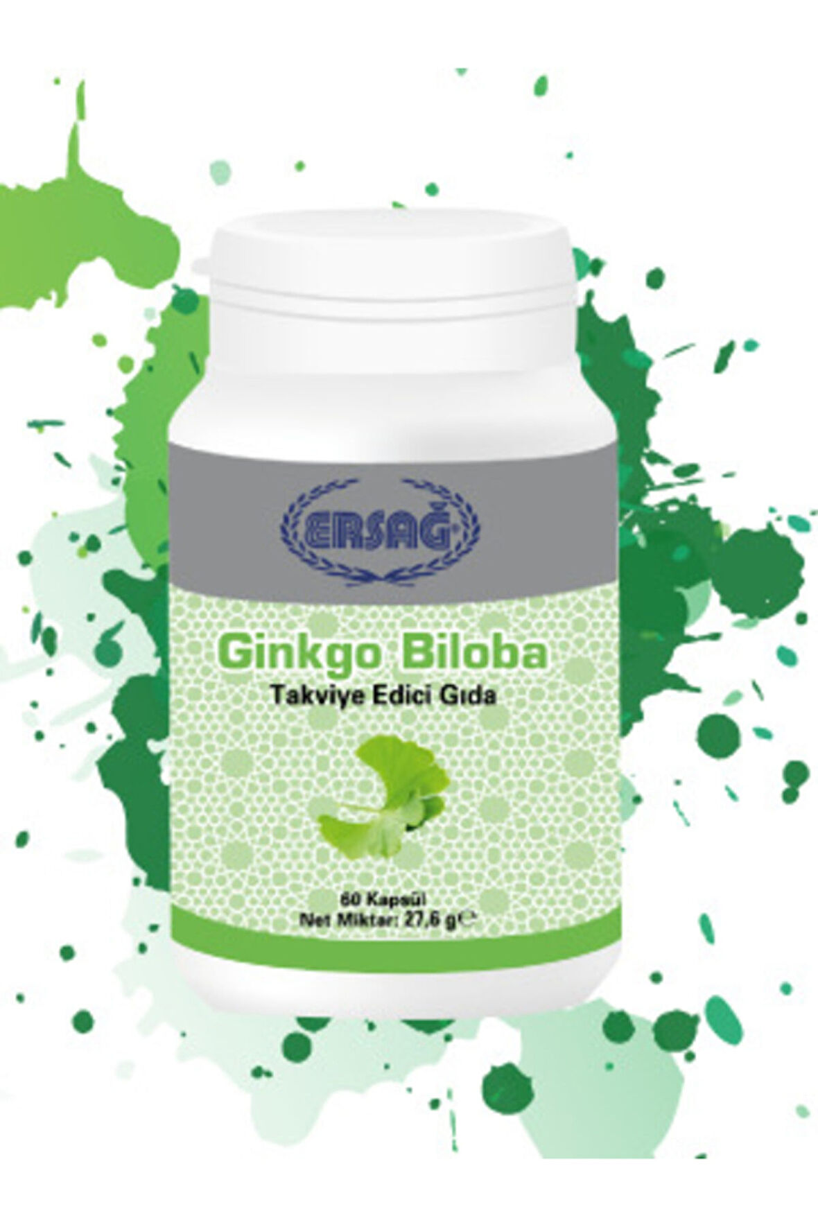 Ersağ Ginkgo Biloba Gıda Takviyesi