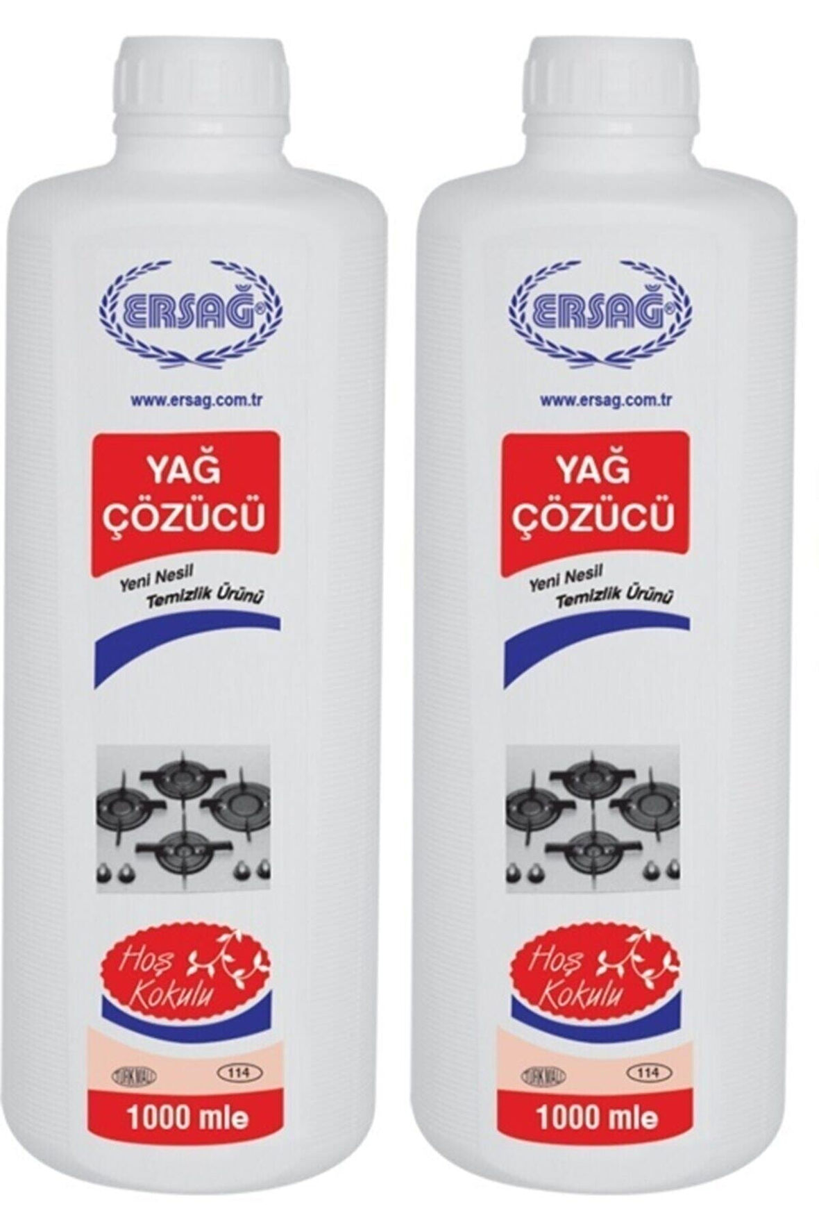 Ersağ Yağ Çözücü 1000 Ml.2 Adet