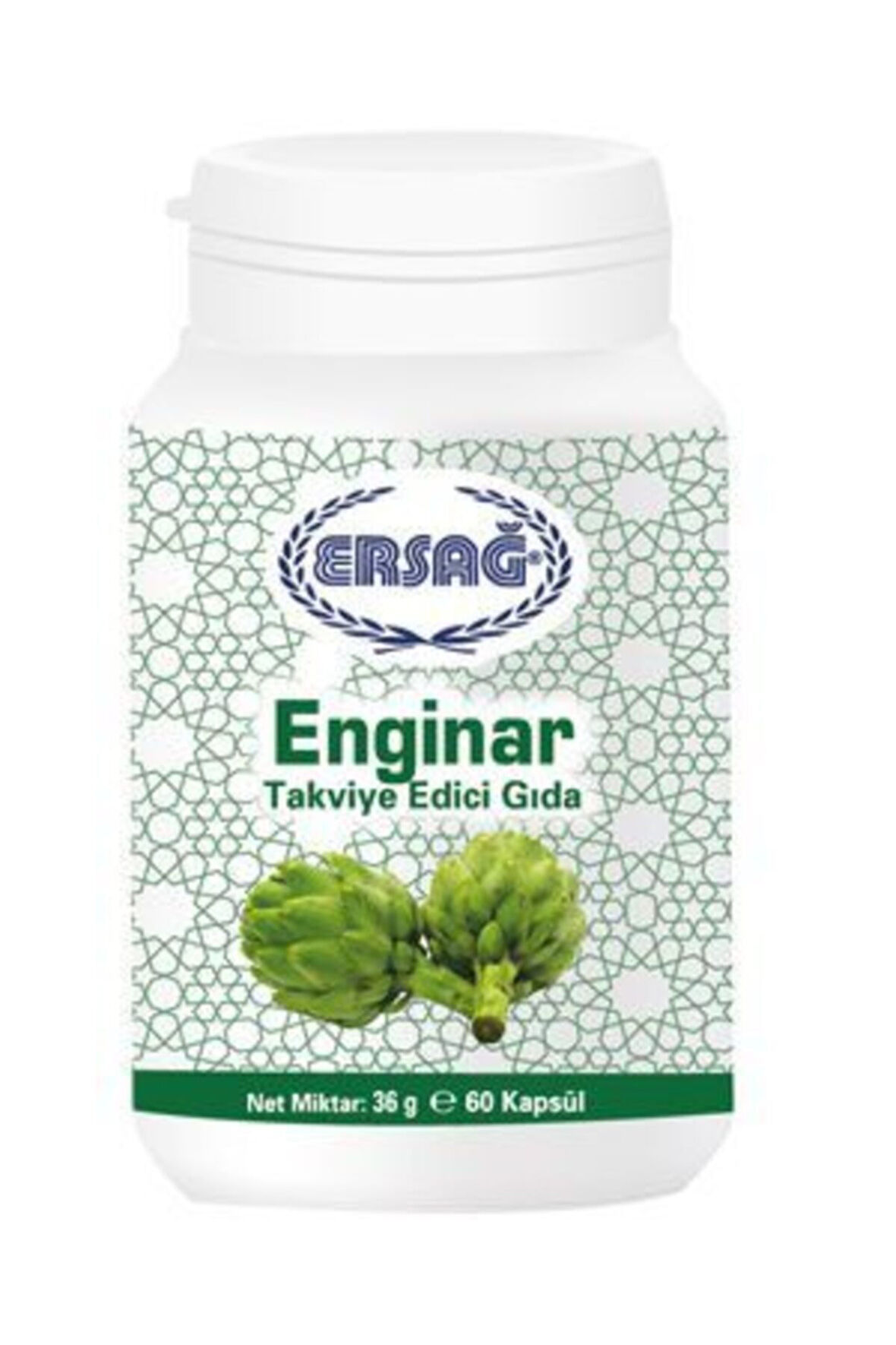 Ersağ Enginar Takviye Edici Gıda 60 Kapsül