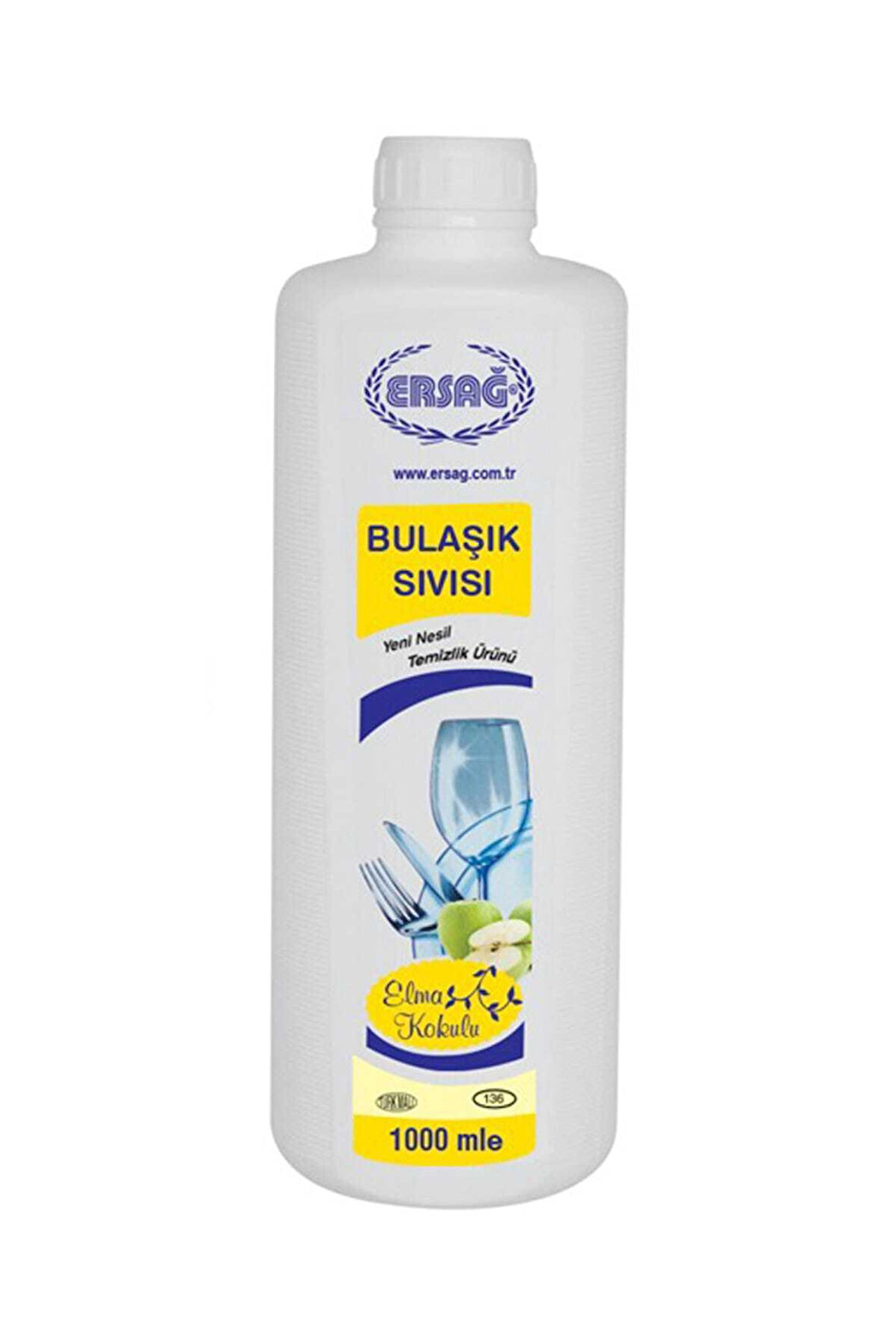 Ersağ 1000 ml Elmalı Bulaşık Sıvısı