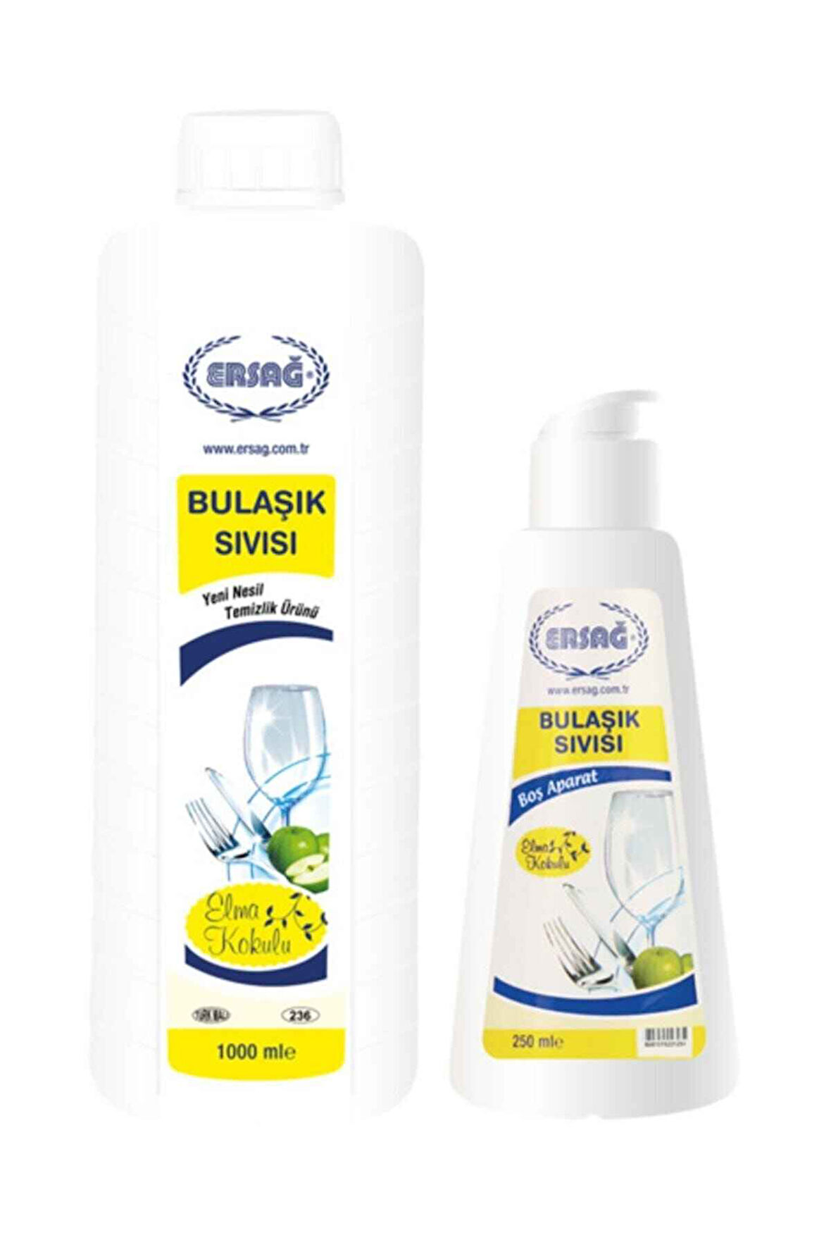 Ersağ Aparatlı Elmalı Bulaşık Sıvısı 1000 Ml.