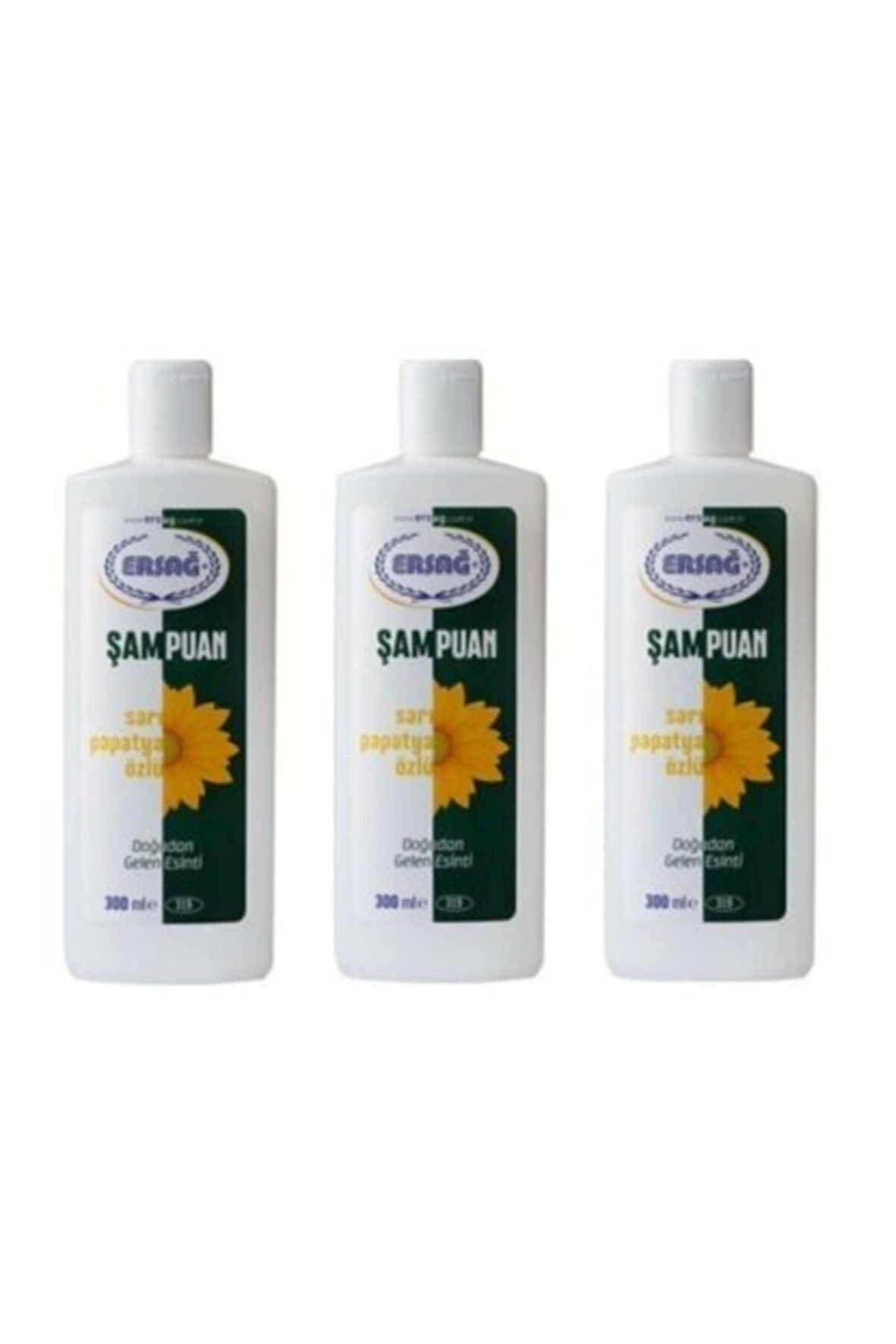 Ersağ 3x Sarı Papatya Özlü Şampuan 300 ml