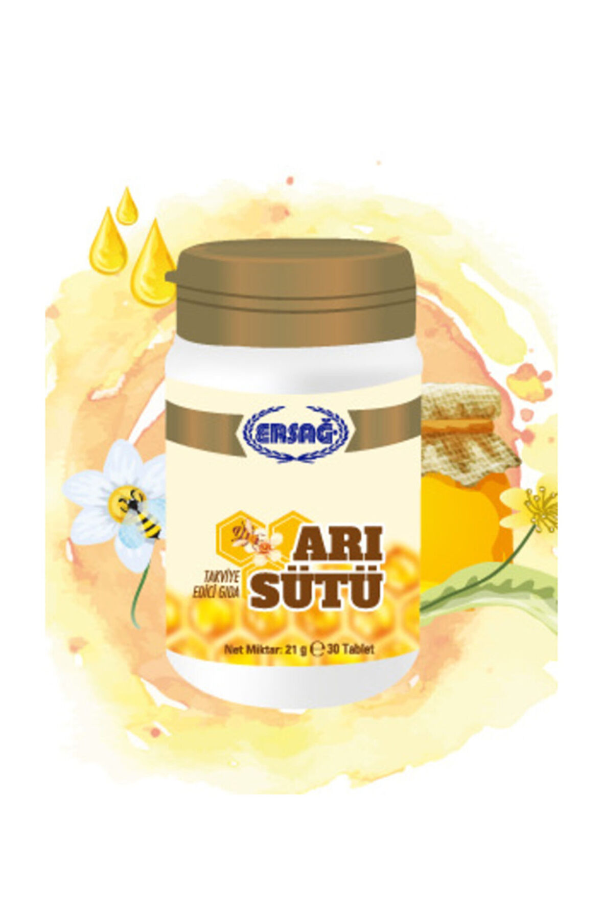 Ersağ Arı Sütü Kapsülü 21 gr