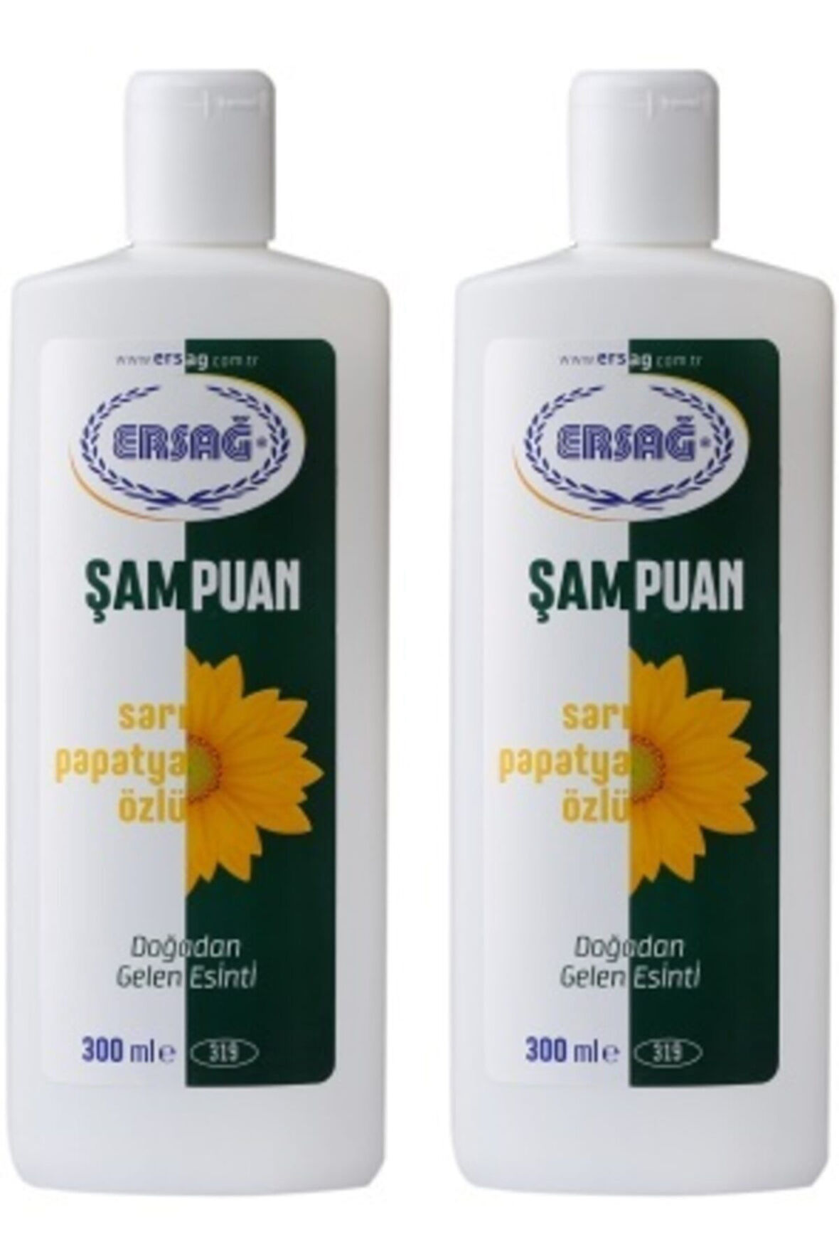 Ersağ Sarı Papatya Özlü Şampuan 300 ml 2 Adet