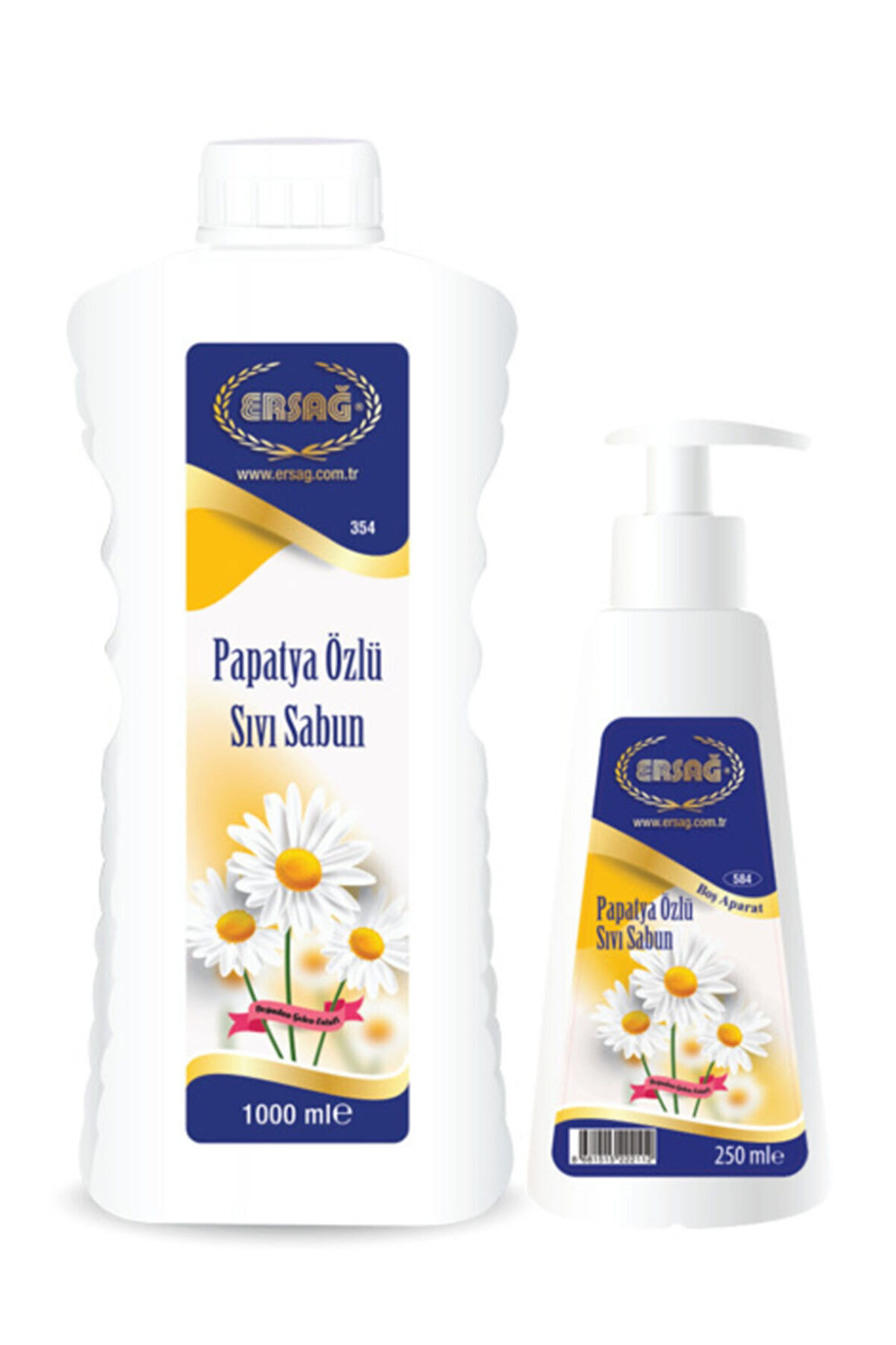 Ersağ Aparatlı Papatya Özlü Sıvı El Sabunu 1000 Ml.