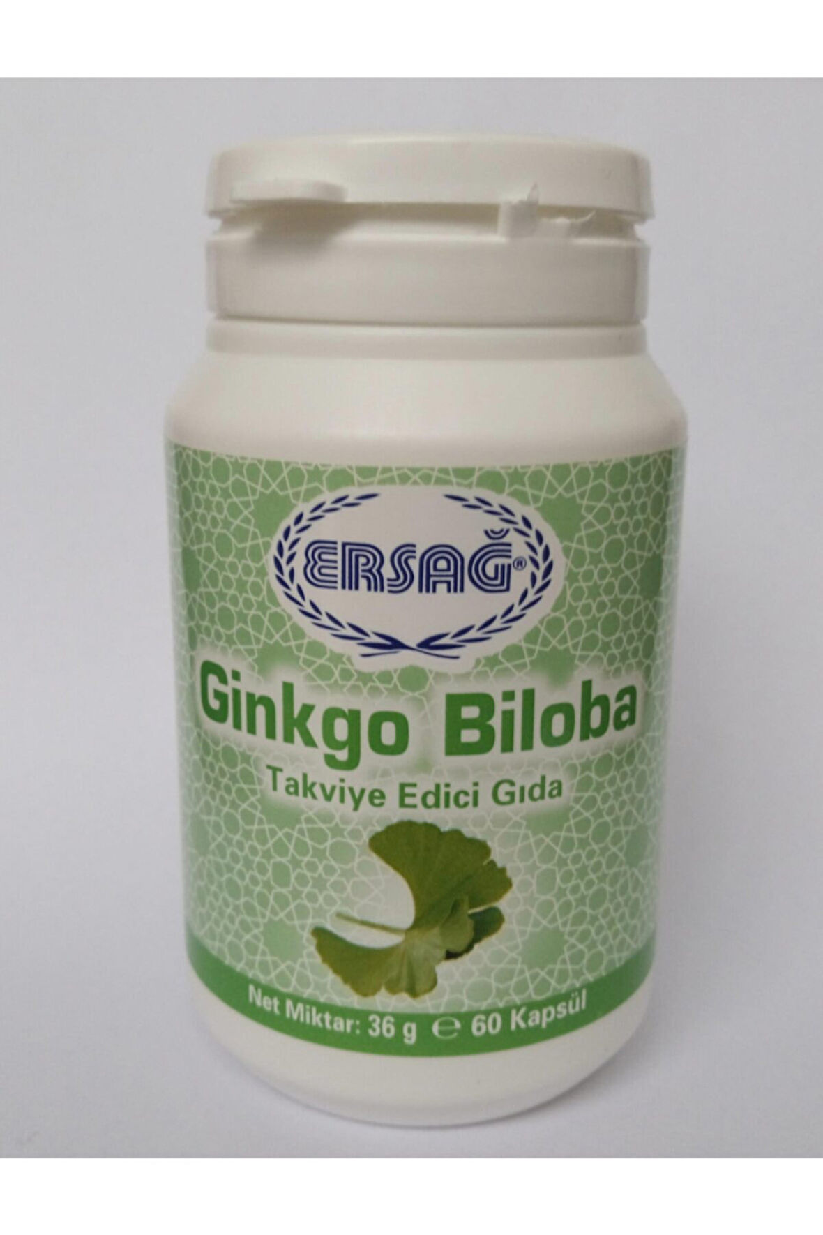 Ersağ Ginkgo Biloba Gıda Takviyesi