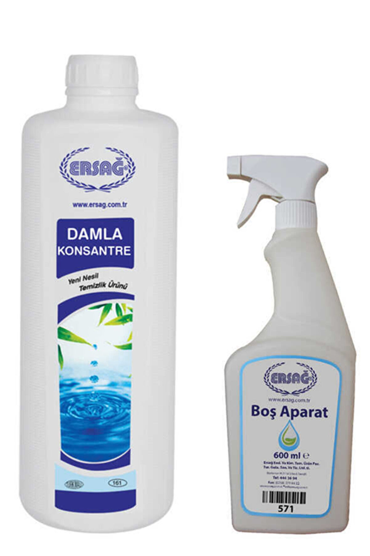 Ersağ Damla Konsantre 1000 ml  + Boş Aparat 600 ml