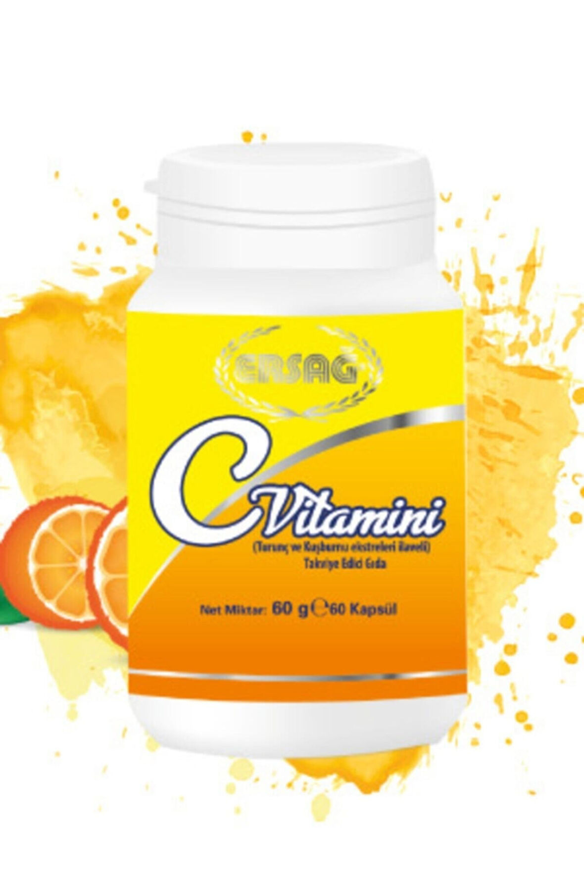 Ersağ C Vitamini Kapsül (turunç Ve Kuşburnu Ekstreleri Ilaveli )