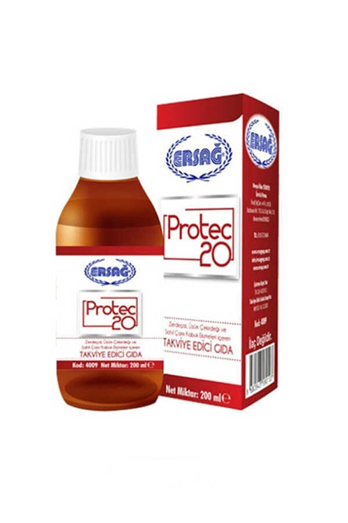 Ersağ Protec 20 Takviye Gıda 200 ml 1 Adet