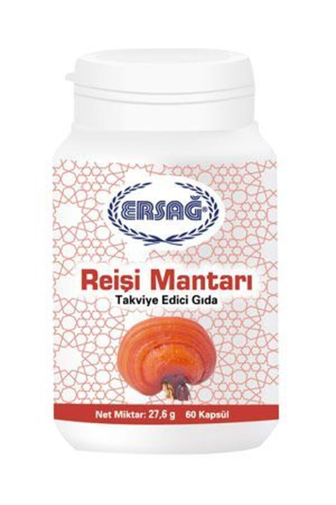 Ersağ Reişi Mantarı Takviye Edici Gıda 60 Kapsül