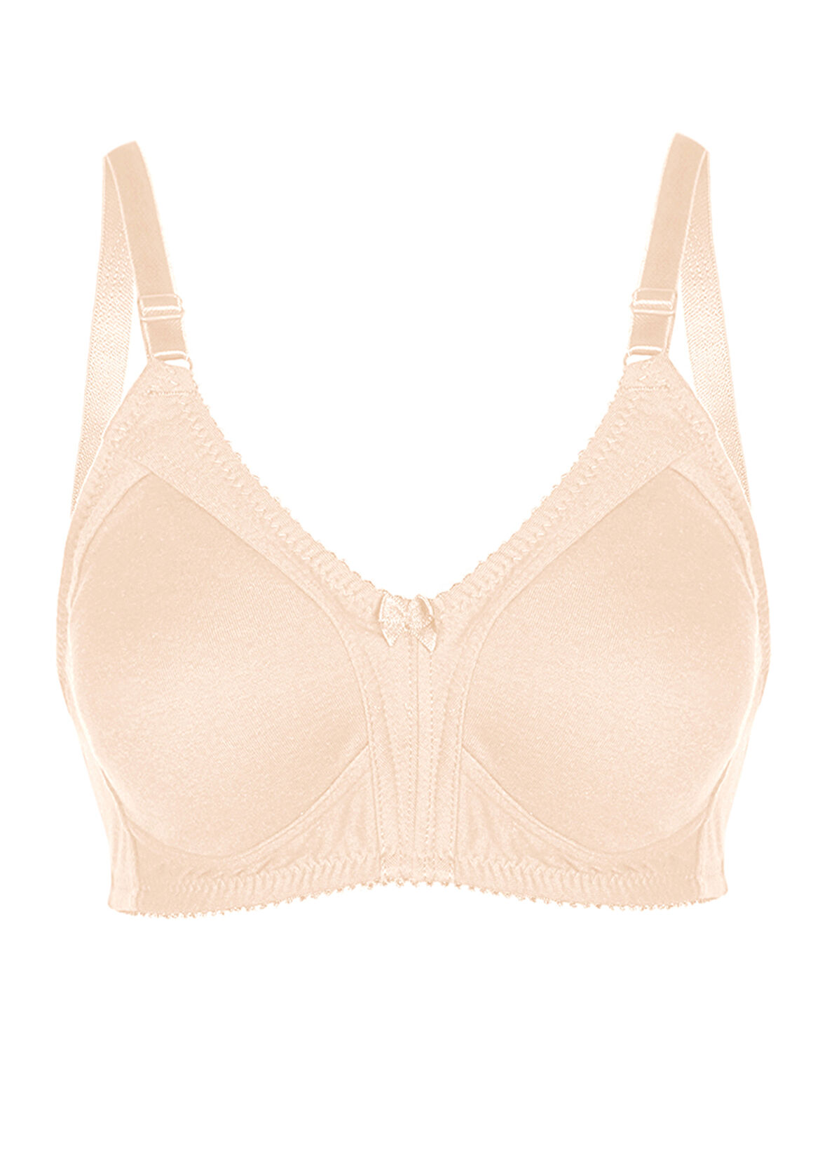 Alışveriş Meydanı Kadın Ten Penye Pamuk Toparlayıcı Küçültücü Balensiz Sütyen