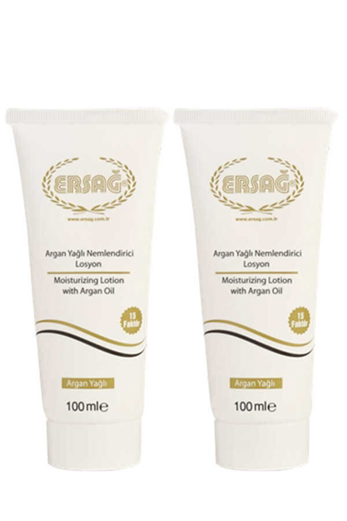 Ersağ Argan Yağlı Nemlendirici Losyon 100 ml * 2 Adet