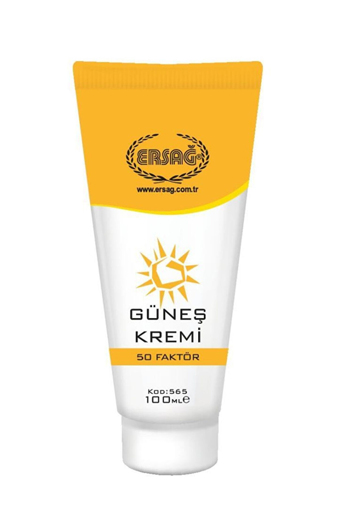 Ersağ Güneş Kremi 50 Faktörlü 100 ml.