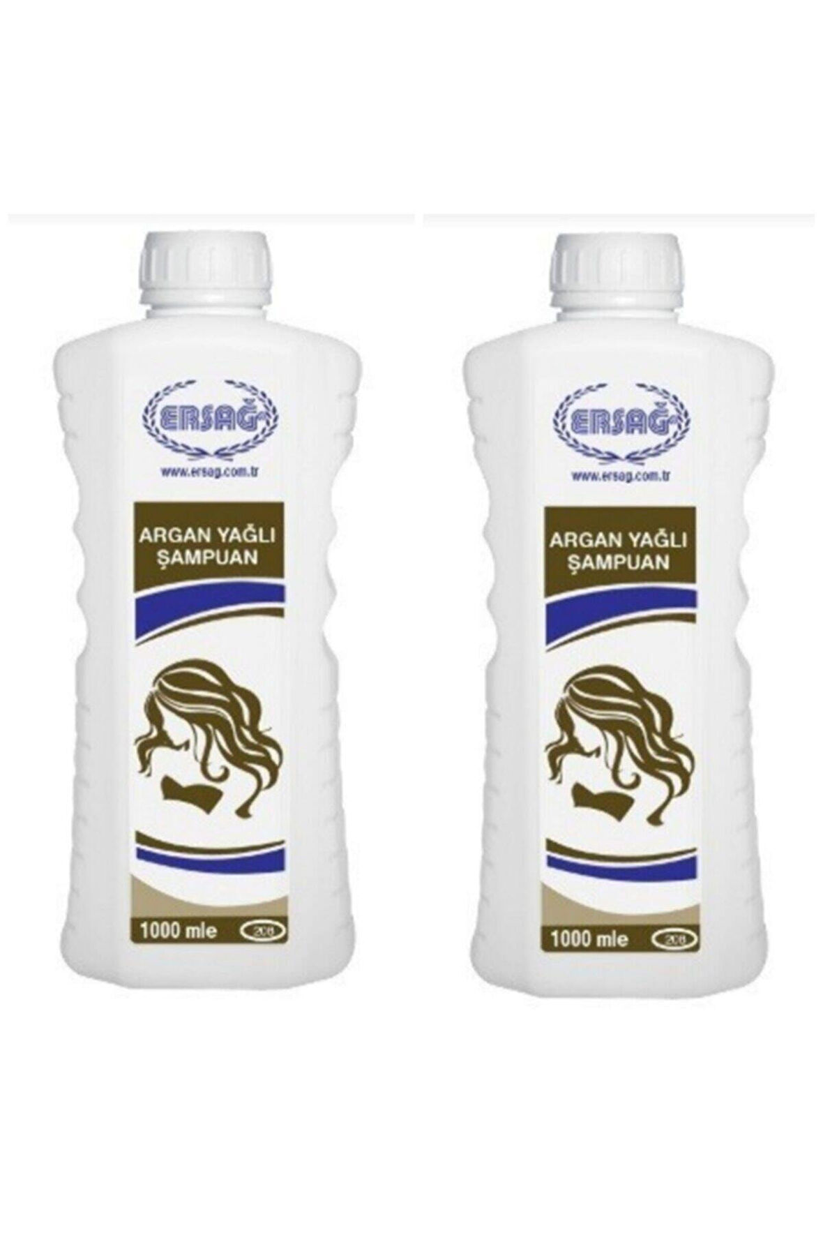 Ersağ Argan Yağlı Şampuan 2 Adet 2x1000 Ml -mayasshop