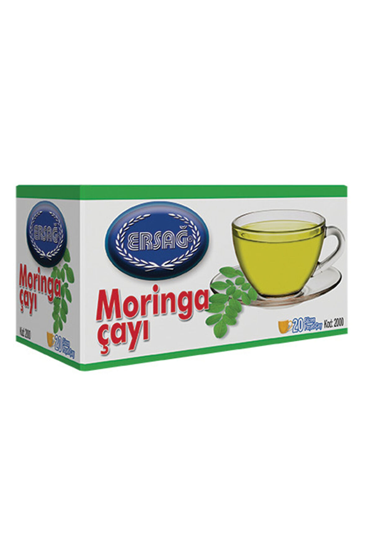 Ersağ Moringa Bitki Çayı 20'li Kutuda