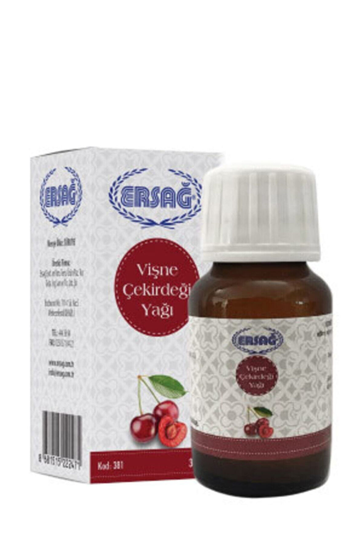 Ersağ Vişne Çekirdeği Yağı 30 Ml (saç Ve Cilt Nemlendirici)
