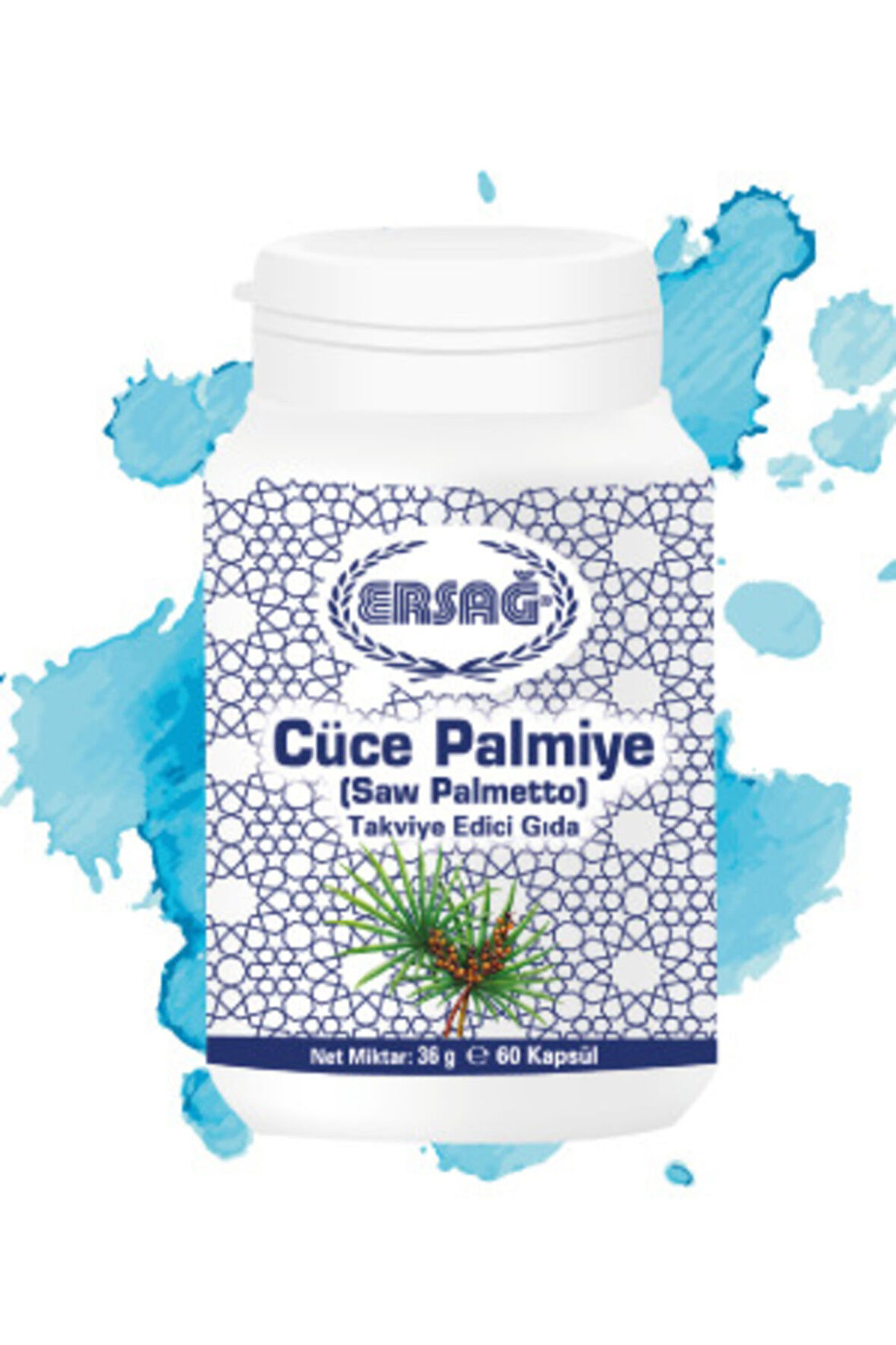 Ersağ Cüce Palmiye (saw Palmetto) Gıda Takviyesi