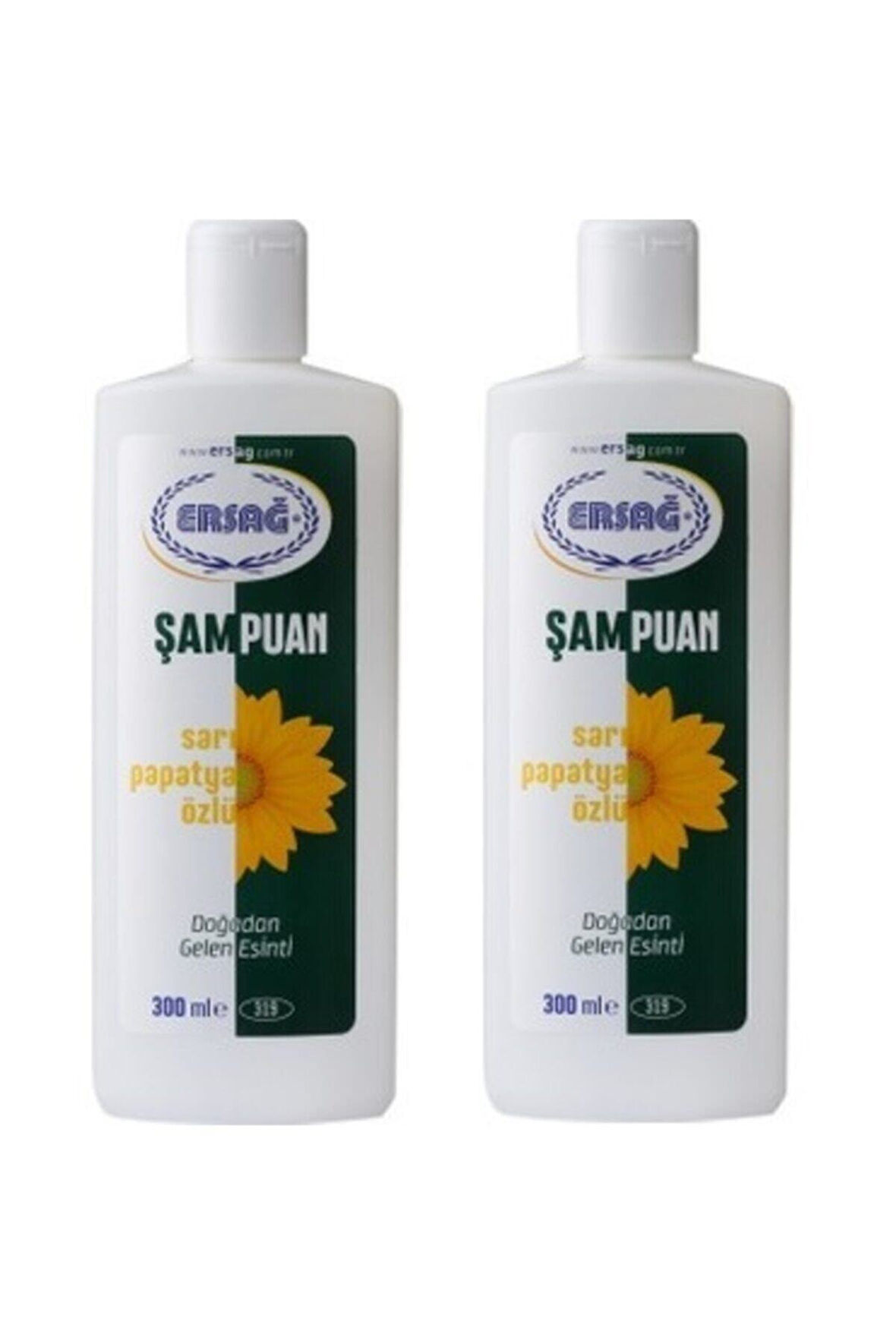 Ersağ 2x Sarı Papatya Özlü Şampuan 300 ml