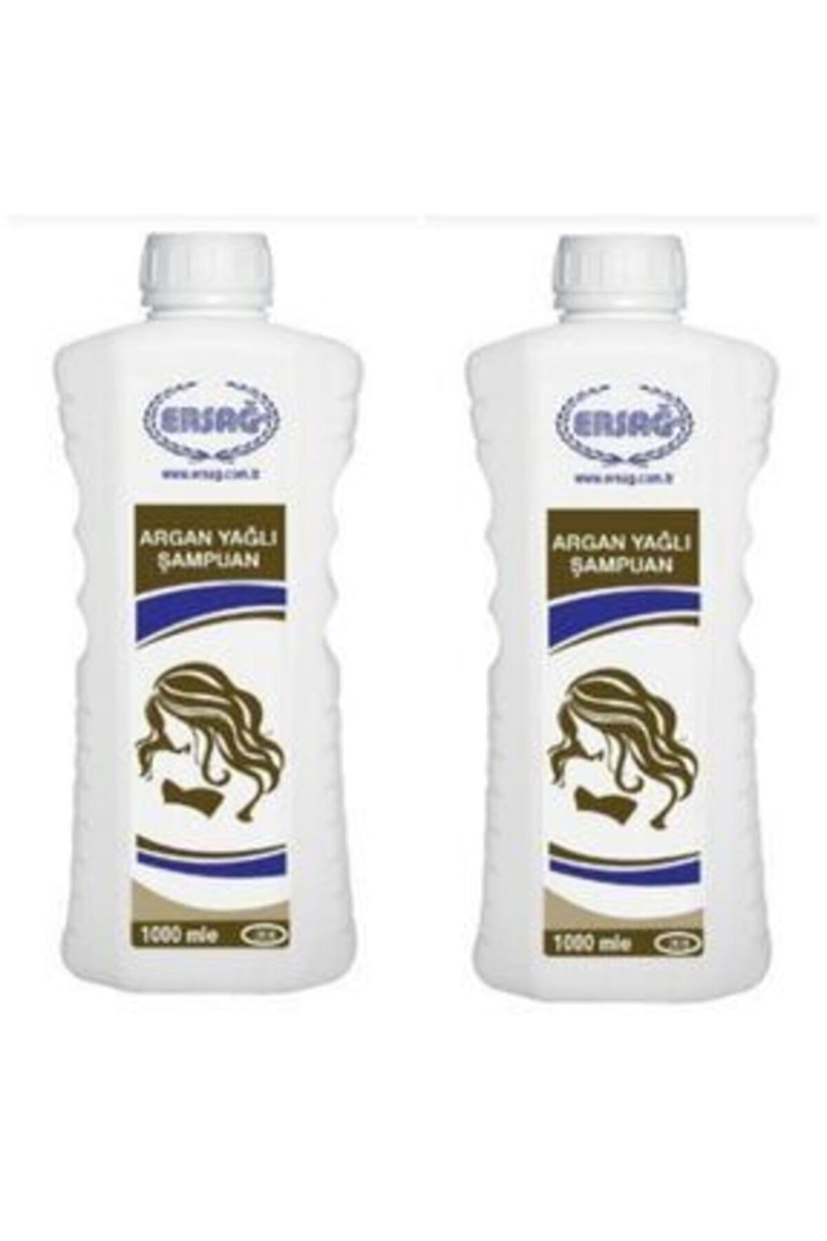 Ersağ Argan Yağlı Şampuan 2li Set 1000x2
