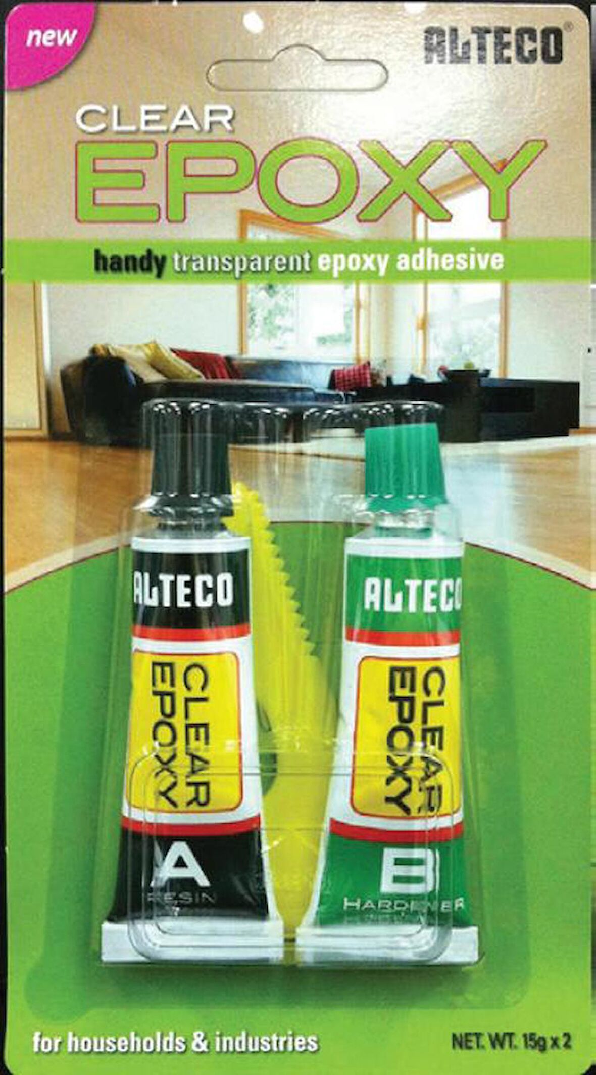 Alteco SEFFAF-30G EPOXY Endüstriyel Yapıştırıcı 30gr 6’lı