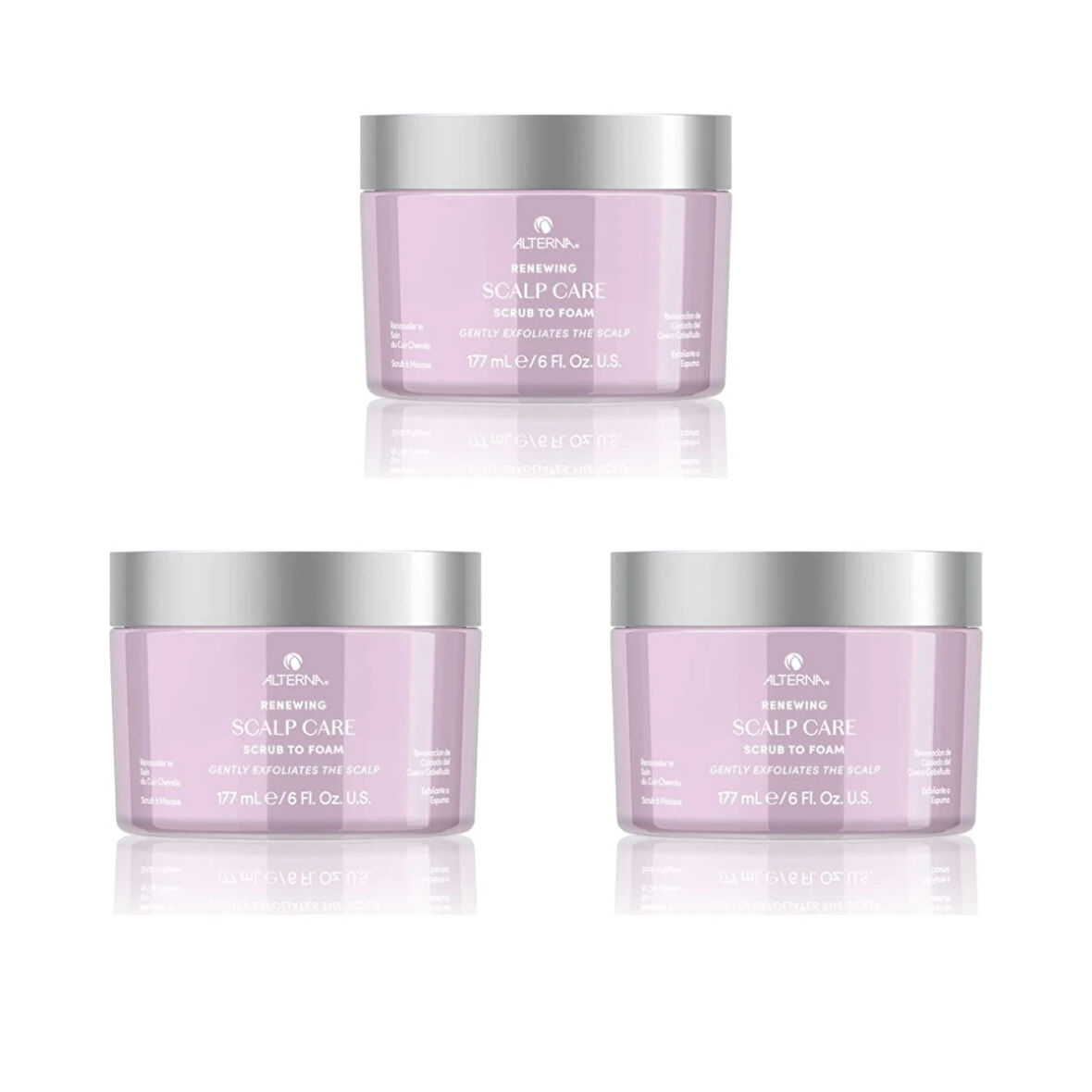 Ekonomik Üçlü Alterna Caviar Renewing Scalp Care Scrub To Foam