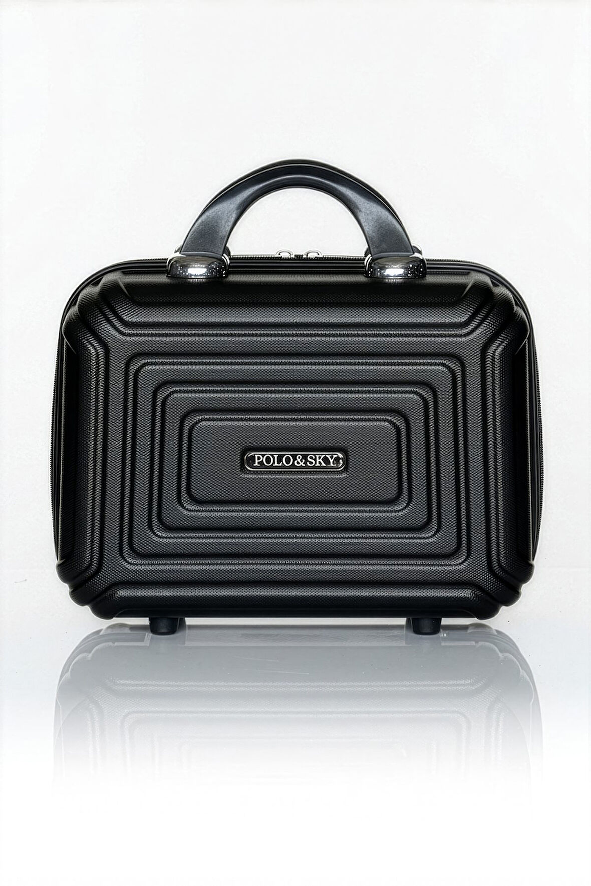 Polo&Sky Altuğ Model Siyah Renk Abs Makyaj Çantası El Valizi