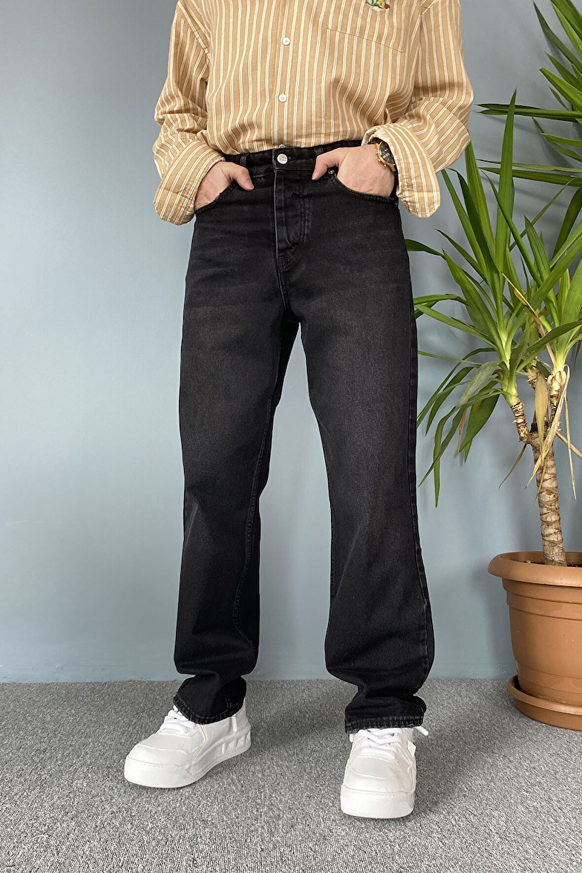 Dar Kesim Siyah Kot Pantolon