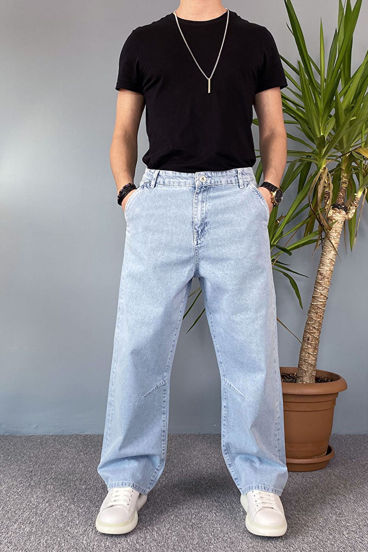 Mavi Baggy Jean - Kot Pantolon