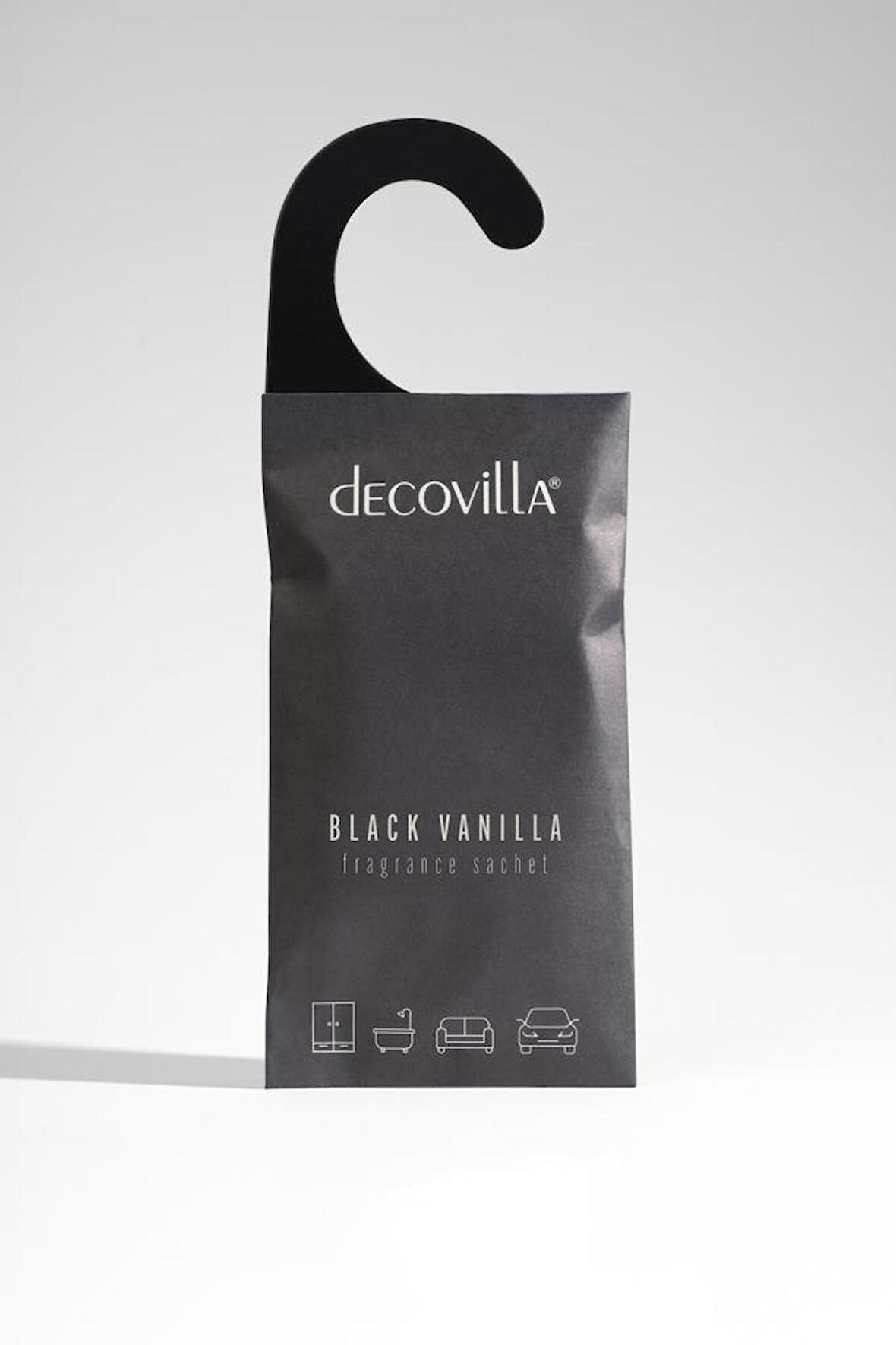 Decovilla Black Vanilla Koku Kesesi Dolap Çekmece Araba Oda Kokusu
