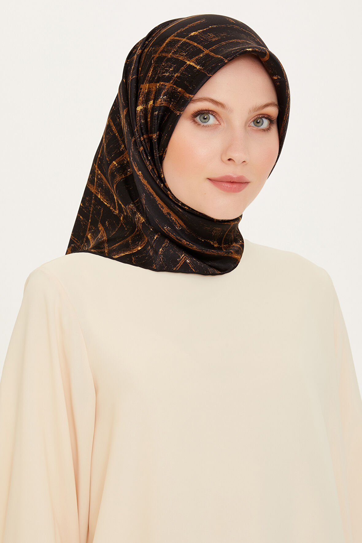 YENİ SEZON - 2024 SONBAHAR KIŞ - DJ SAF İPEK EŞARP 9258D (S)  ( SURA)- 03686