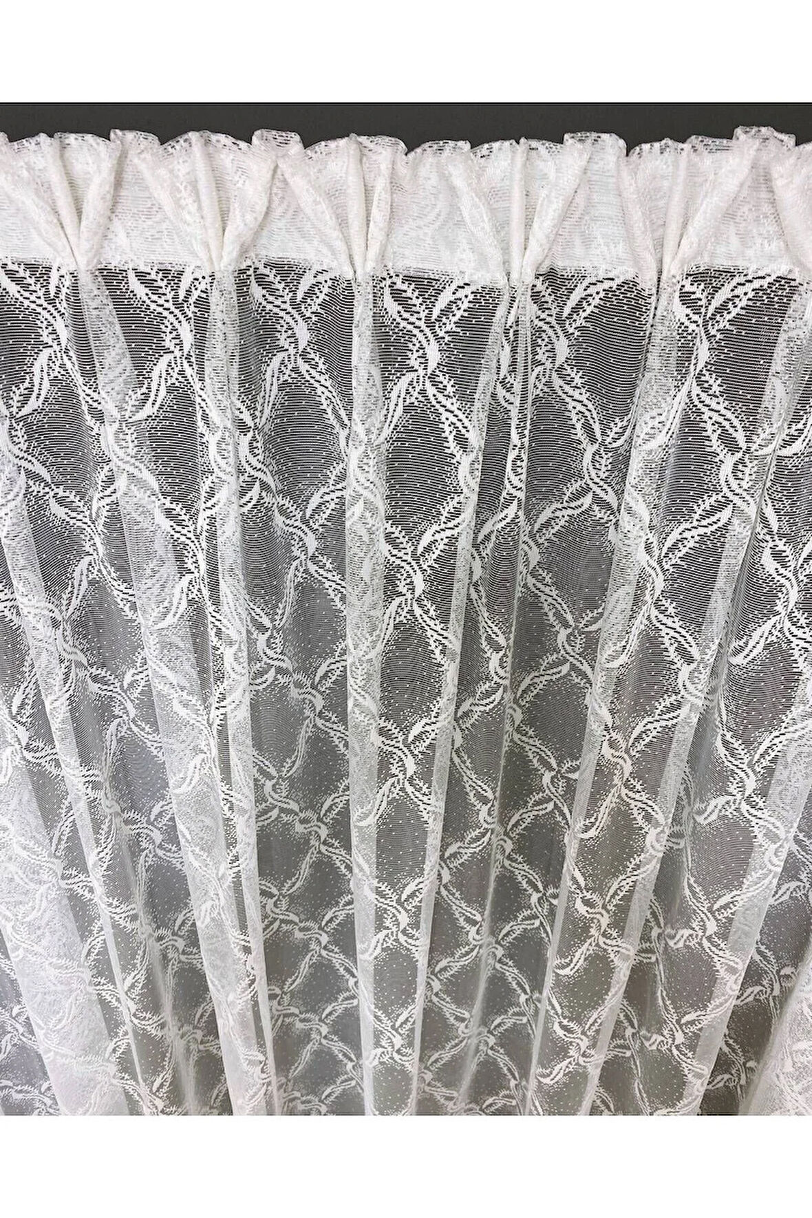 Amerikan Pile Taç Seher Tül Perde Modleri