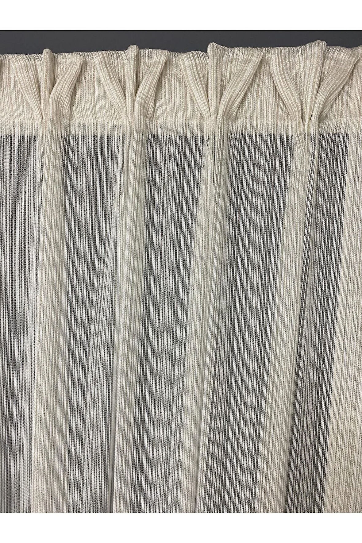 Amerikan Pile Çelik Sim Gold Sade Modern Yeni Dikim Tül Perde