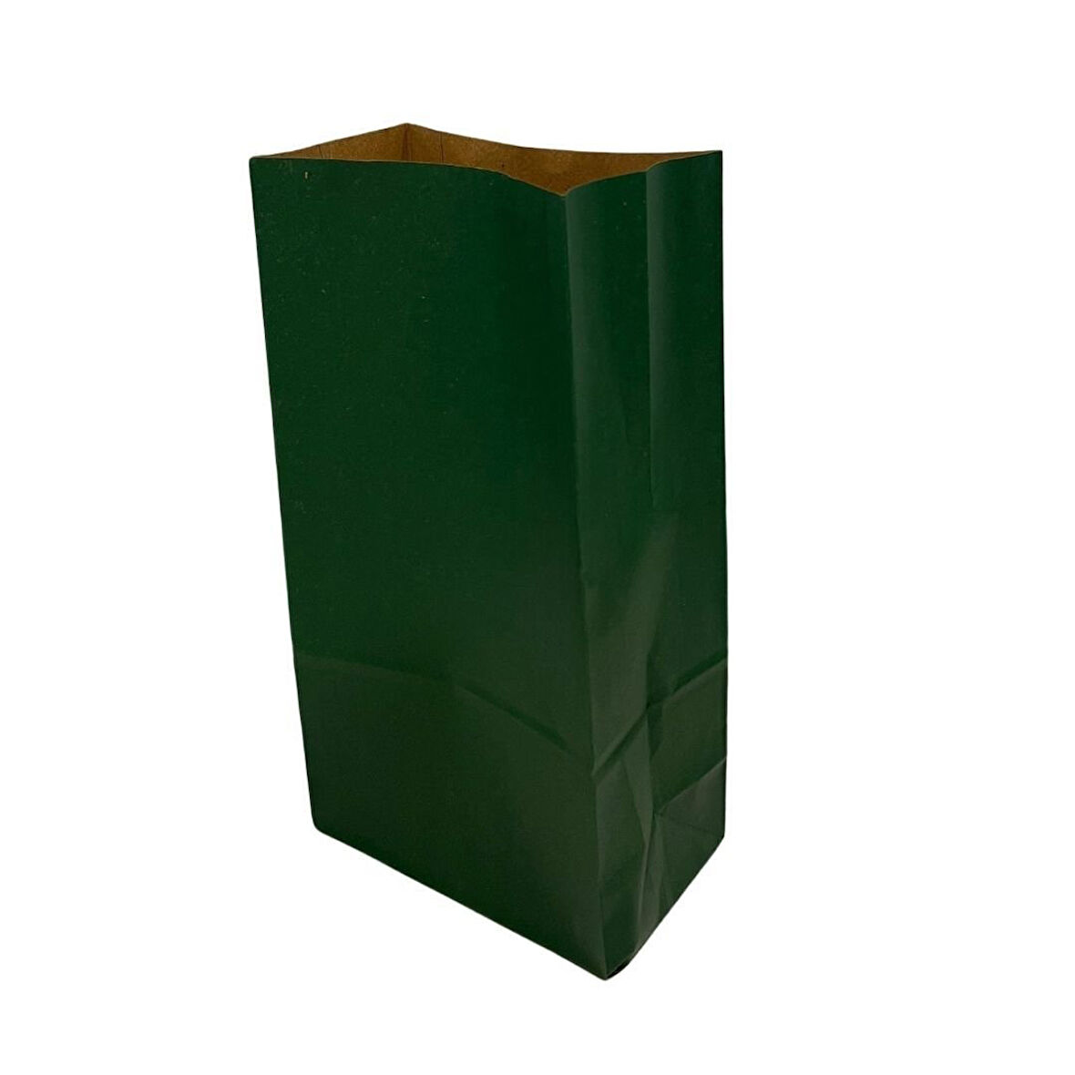 Kese Kağıdı Kraft Kare Dipli Yeşil 15x29x8 cm 1200 ADET